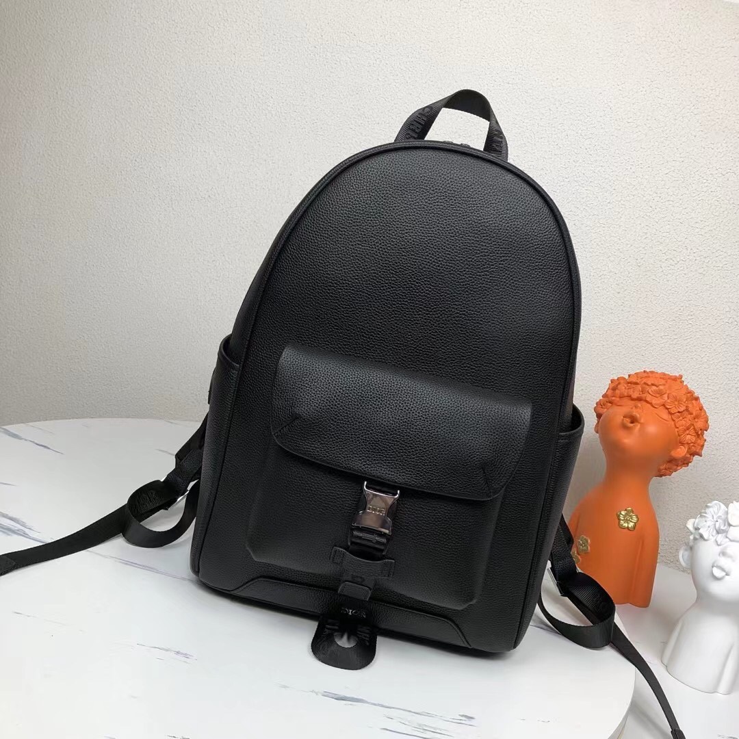 So finden Sie Designer -Replikat
 Dior Taschen Rucksack Beige Schwarz Drucken Rindsleder Oblique Lässig