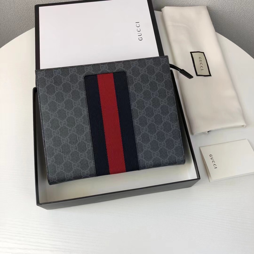 G 🇮🇹 :475316# PVC 😘 GGSupreme ❣️ 💯 :W26xH20xD6cm Novità Pochette