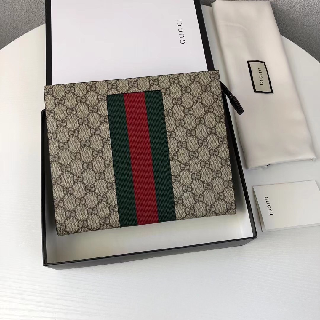 G 🇮🇹 :475316# PVC 😘 GGSupreme ❣️ 💯 :W26xH20xD6cm Novità Pochette