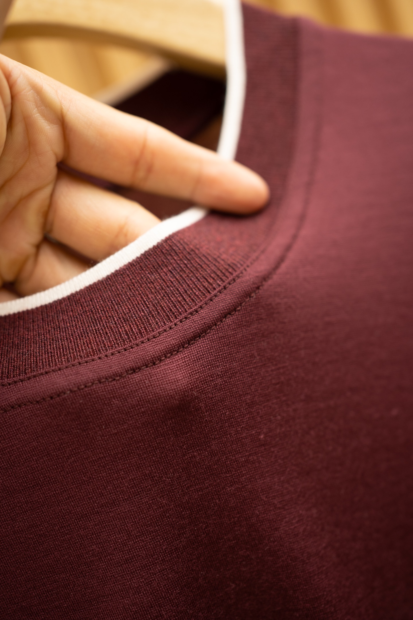 King's Gift Burgundy Wool T-Shirt - Super Rare, Premium Quality - M to XXXXL 7 i1739893442272 4728 0 10
