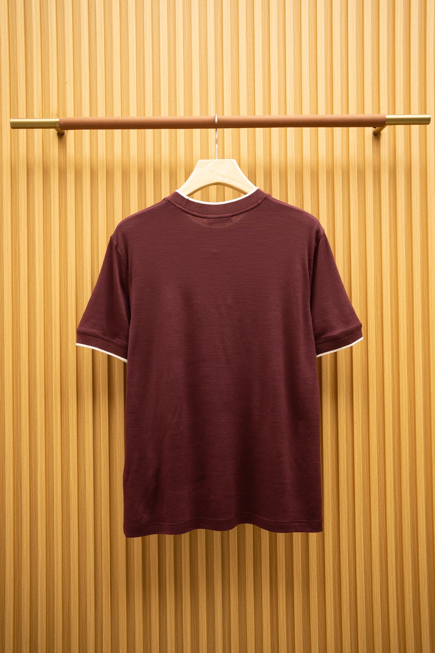 King's Gift Burgundy Wool T-Shirt - Super Rare, Premium Quality - M to XXXXL 3 i1739893450131 8123 0 5