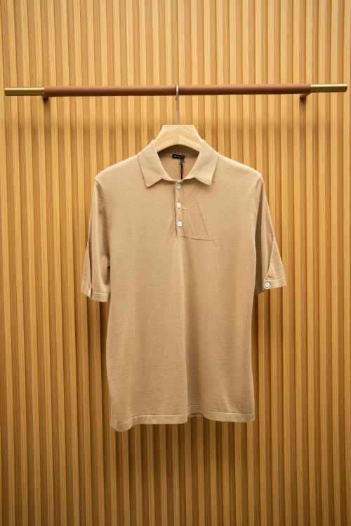 ZILLIMARK Men's Knitted Polo Shirt - Heavy Stitching, Sea Island Cotton 1 ZILLIMARK Men's Knitted Polo Shirt - Heavy Stitching, Sea Island Cotton