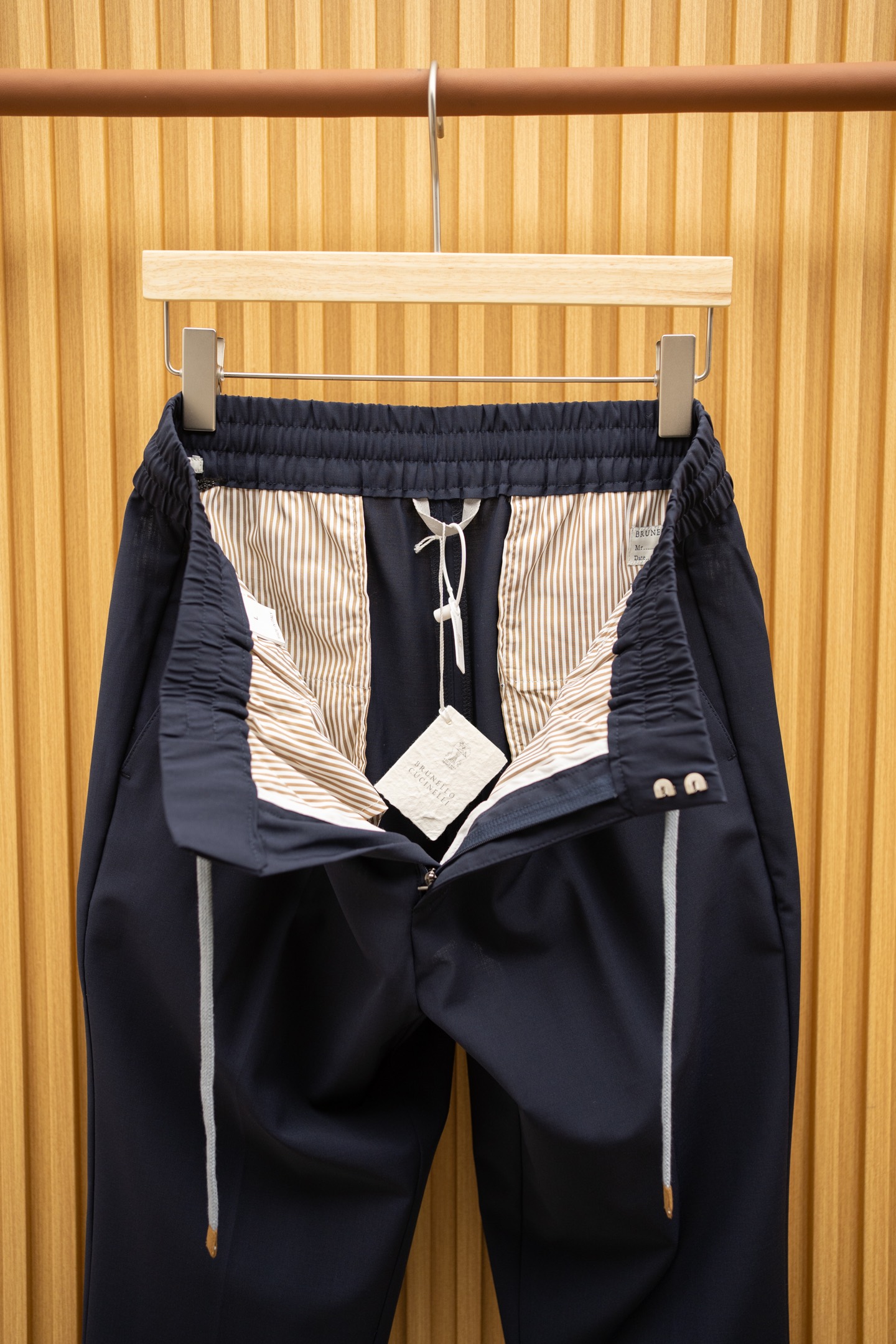 ZILLIMARK Men's Classic Fit Wool Casual Pants - Supreme Comfort, Blue 8 i1741114905115 6886 0 3