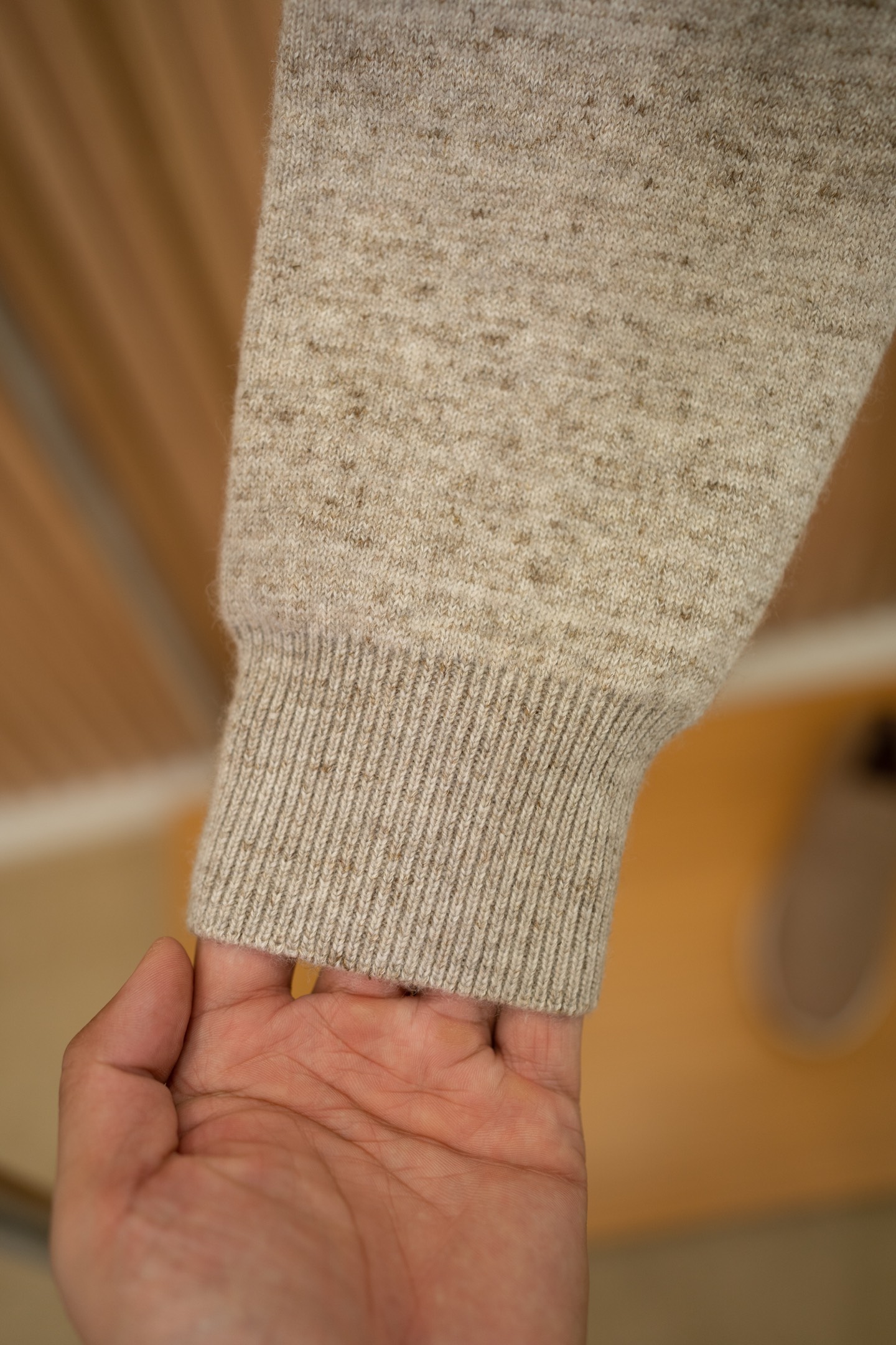 LP Oat Cashmere Half Zip Sweater