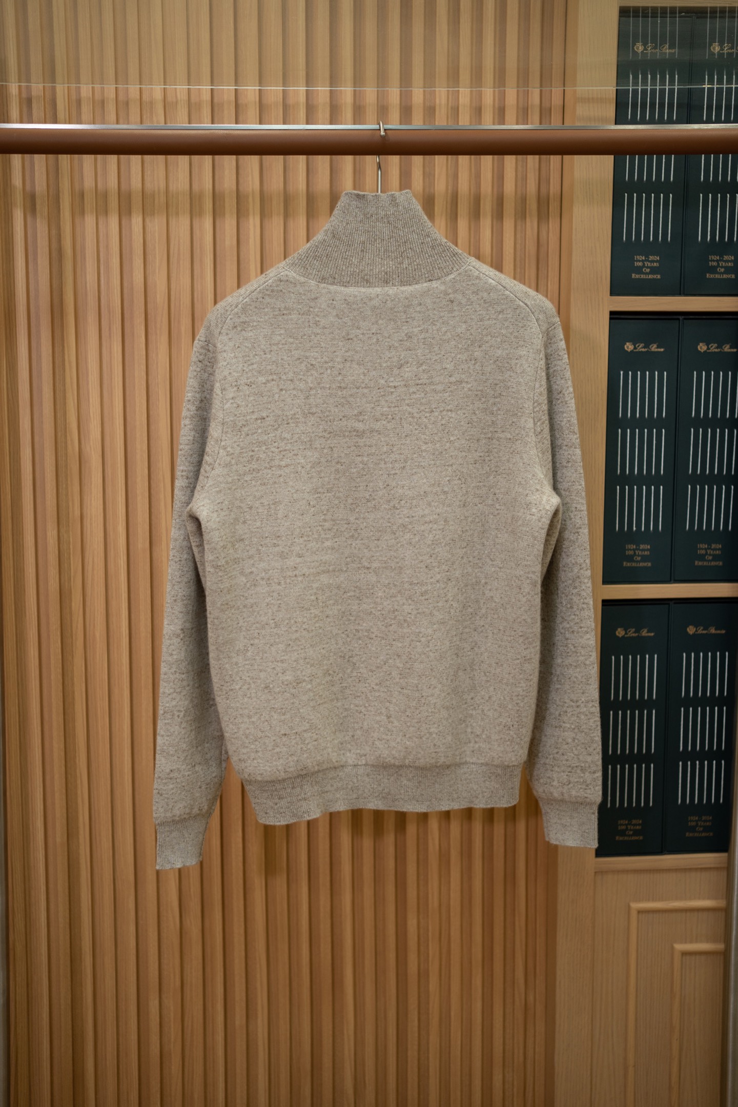 LP Oat Cashmere Half Zip Sweater