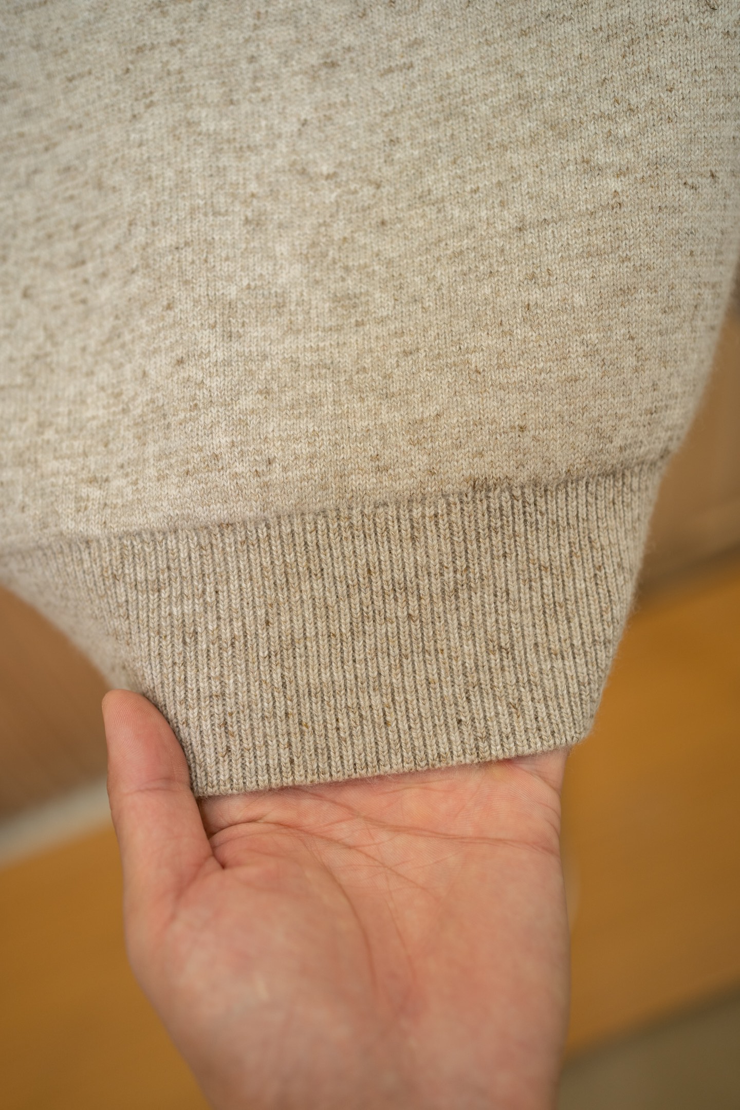 LP Oat Cashmere Half Zip Sweater