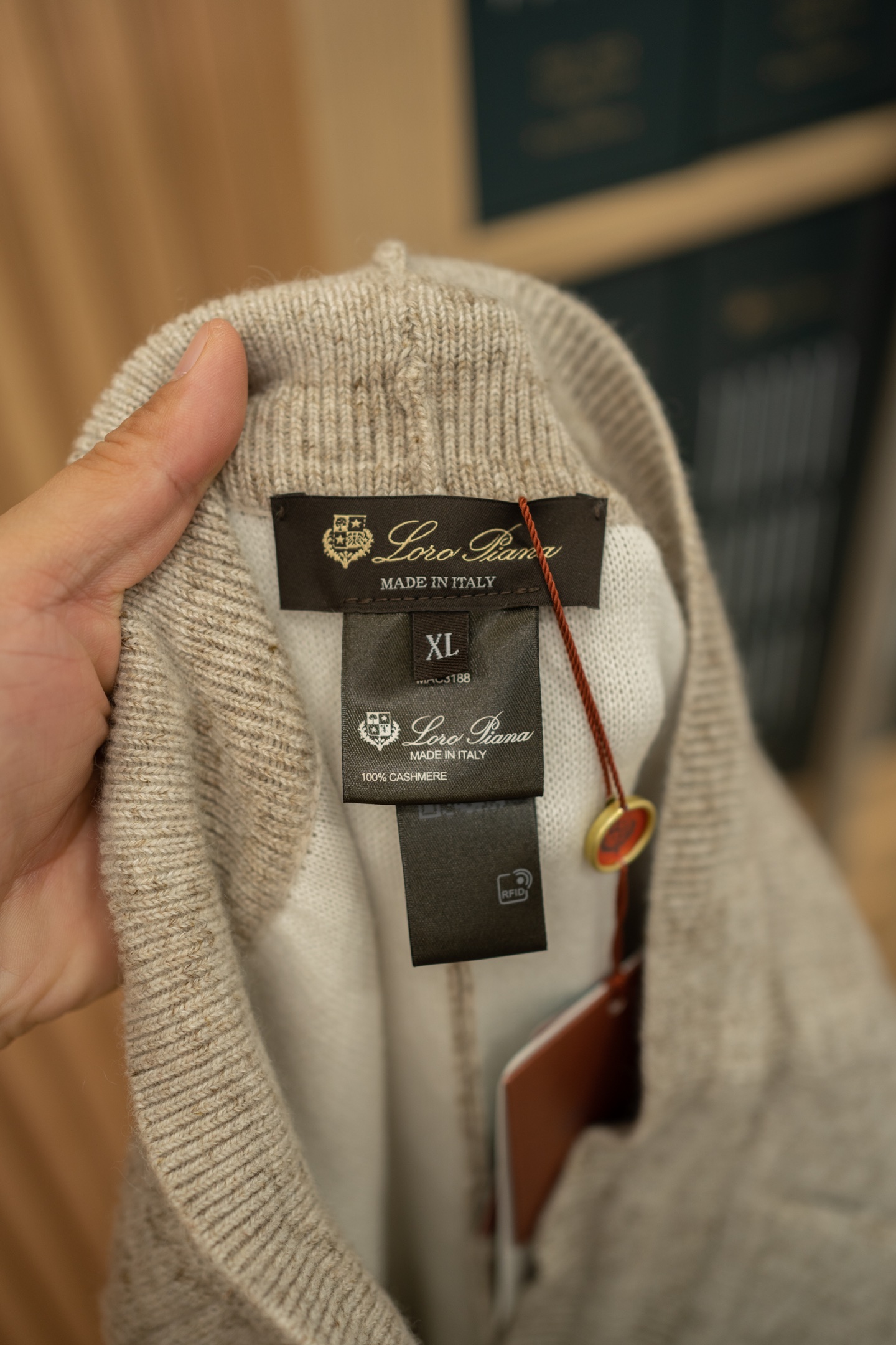 LP Oat Cashmere Blend Straight Pants