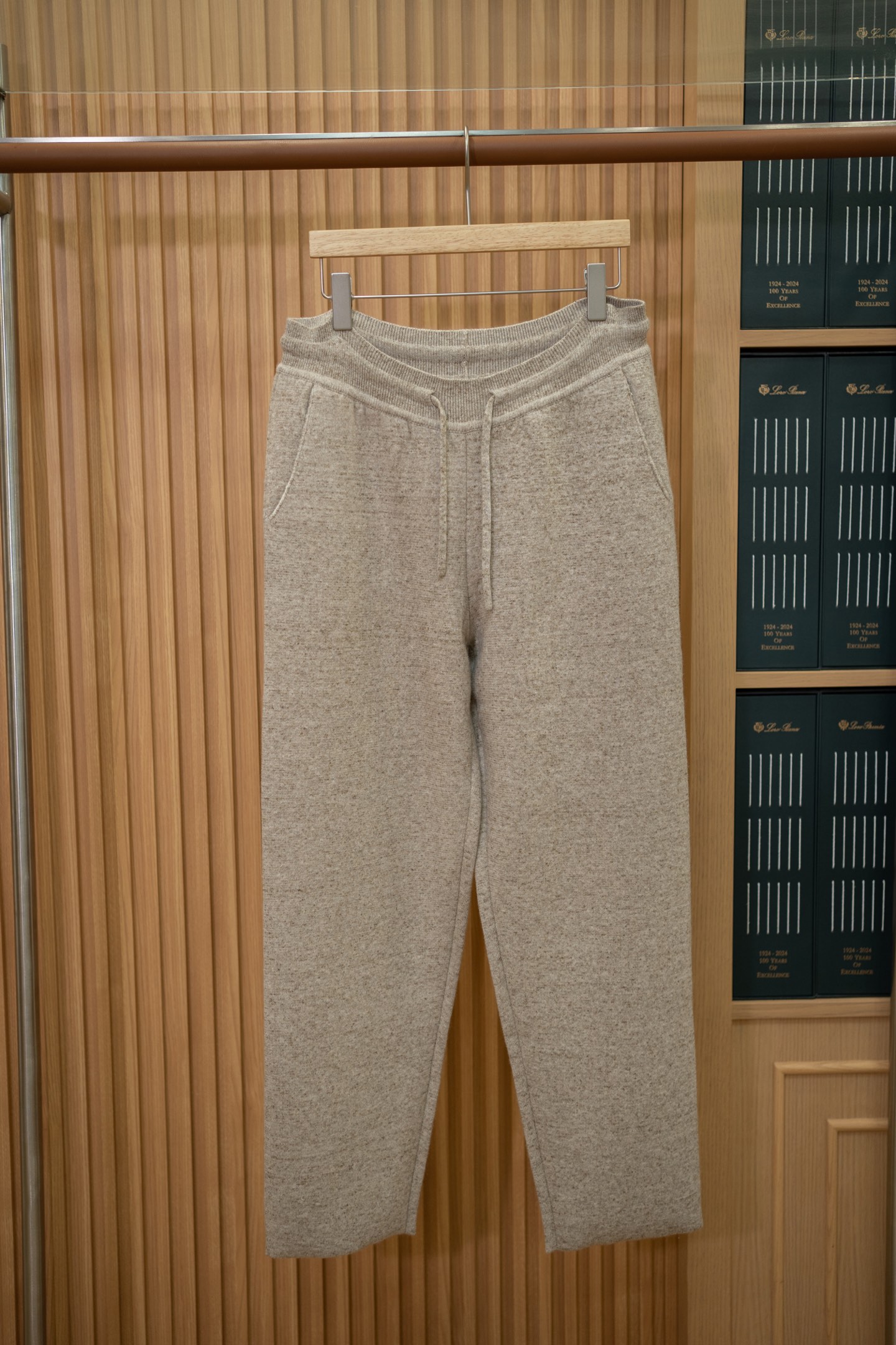 LP Oat Cashmere Blend Straight Pants