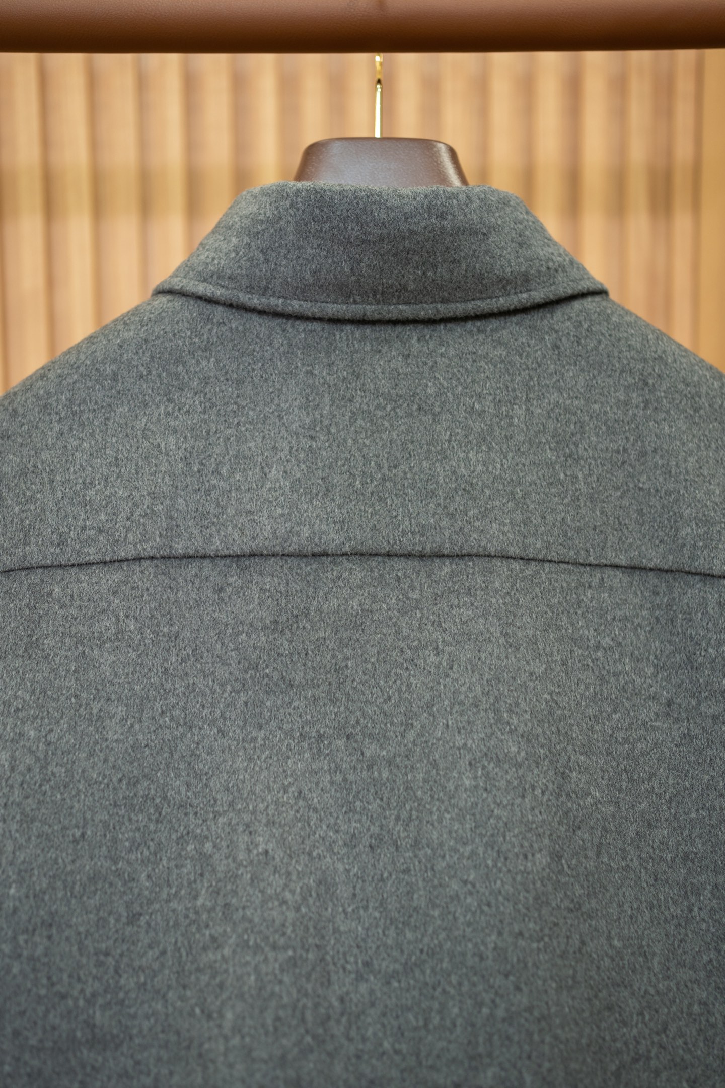 LP Grey Wool Cashmere Shirt Jacket