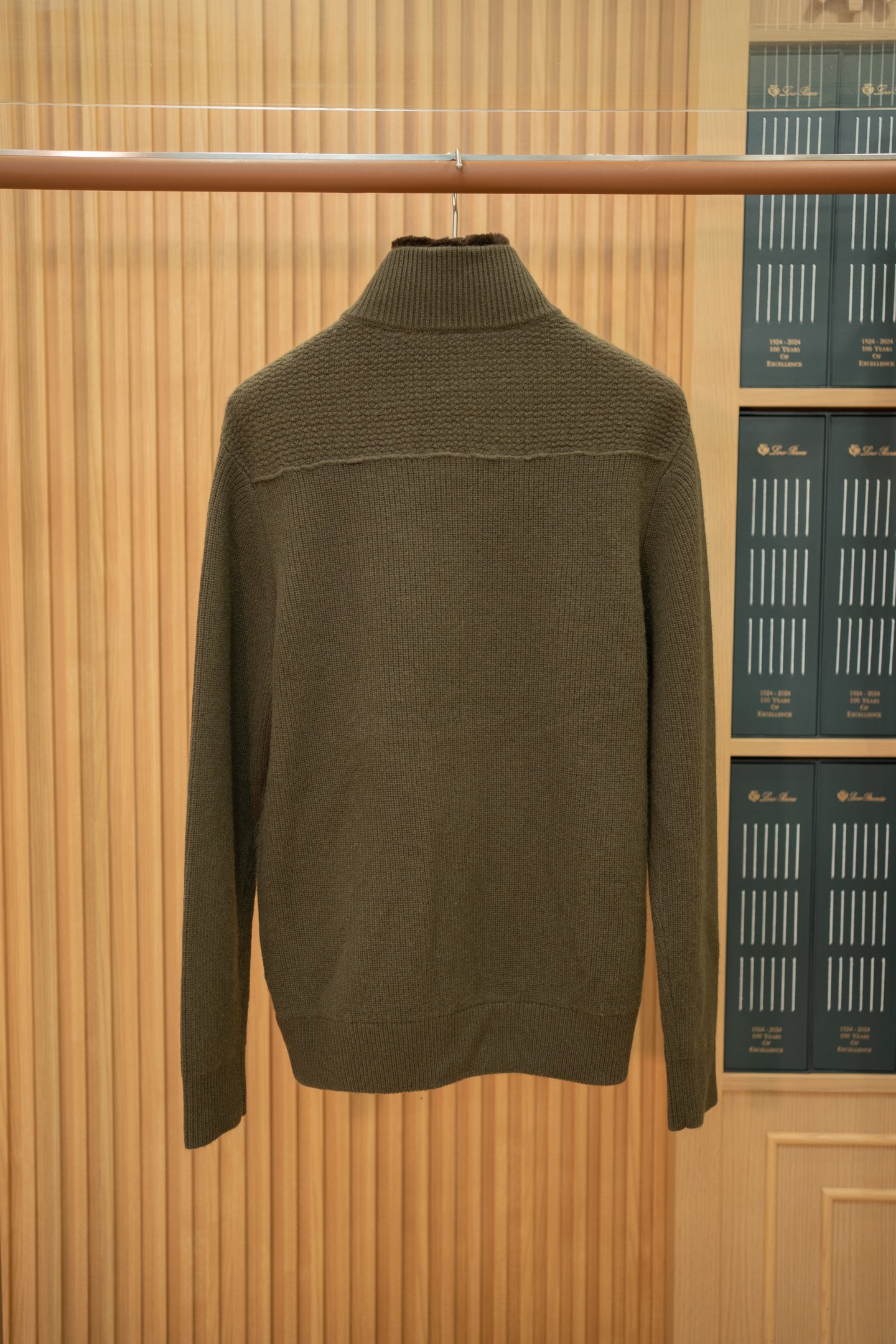 LP Shearling Lined Knit Zip Jacket