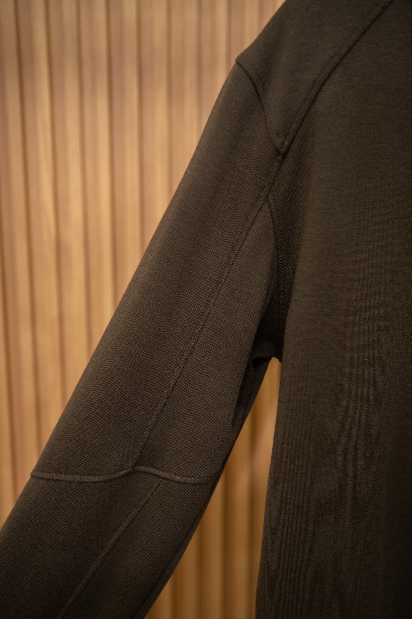 Zegna Brown Zip Up Hooded Jacket