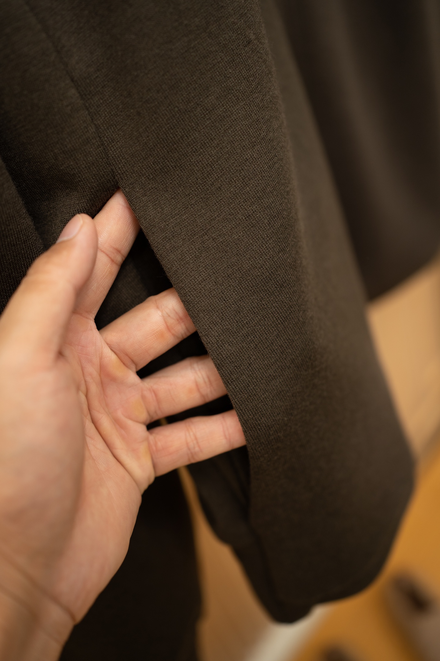 Zegna Brown Zip Up Hooded Jacket