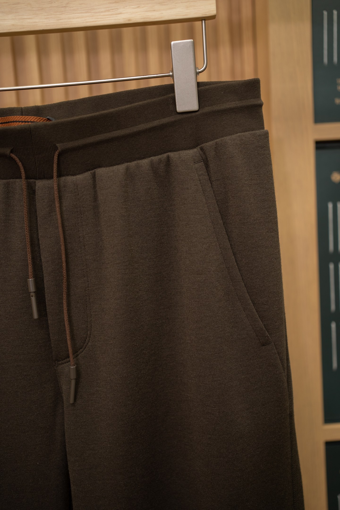 Zegna Brown Cashmere Blend Jogger Pants