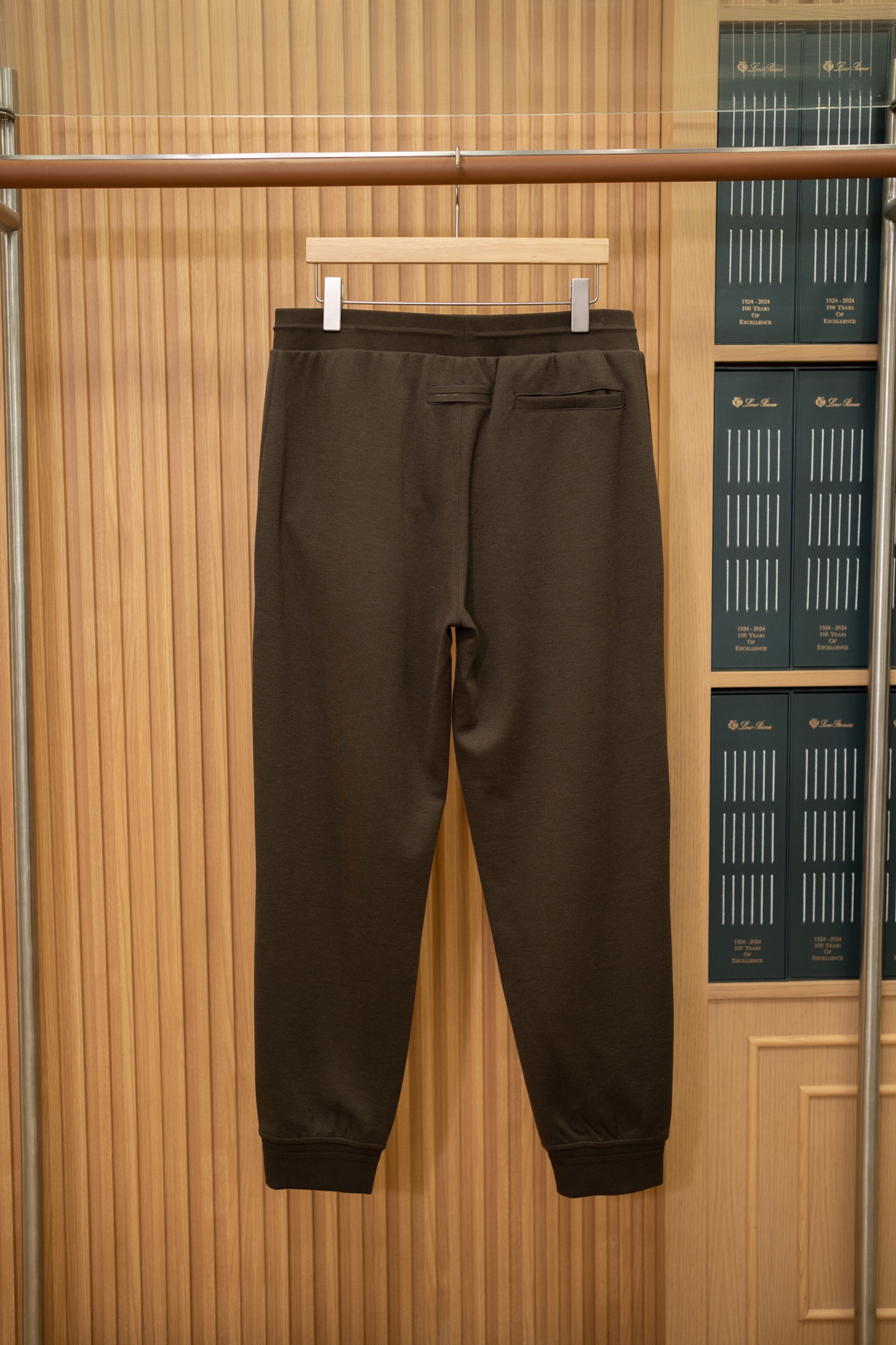 Zegna Brown Cashmere Blend Jogger Pants