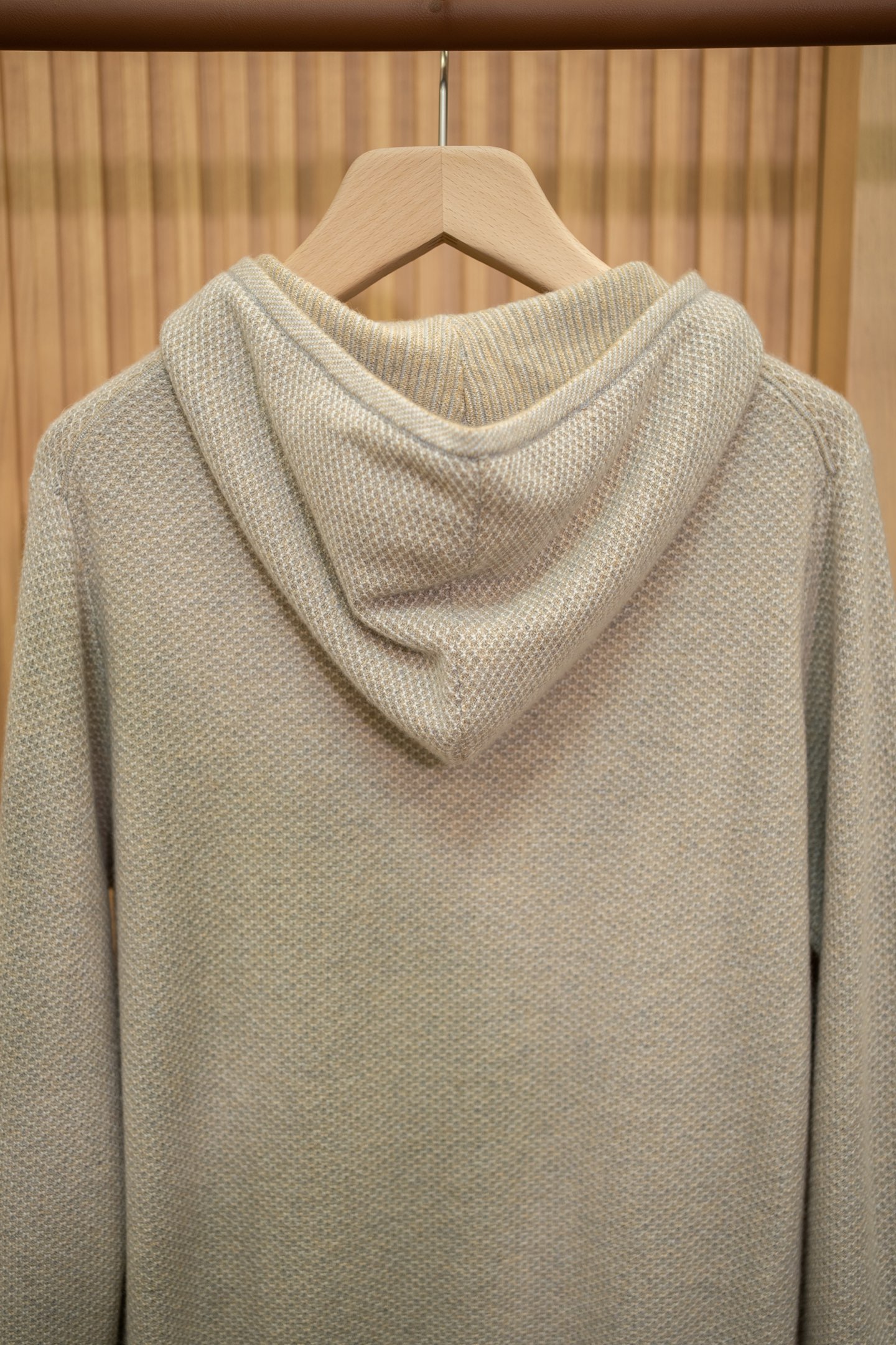 LP Oat Knit Zip Hooded Cardigan