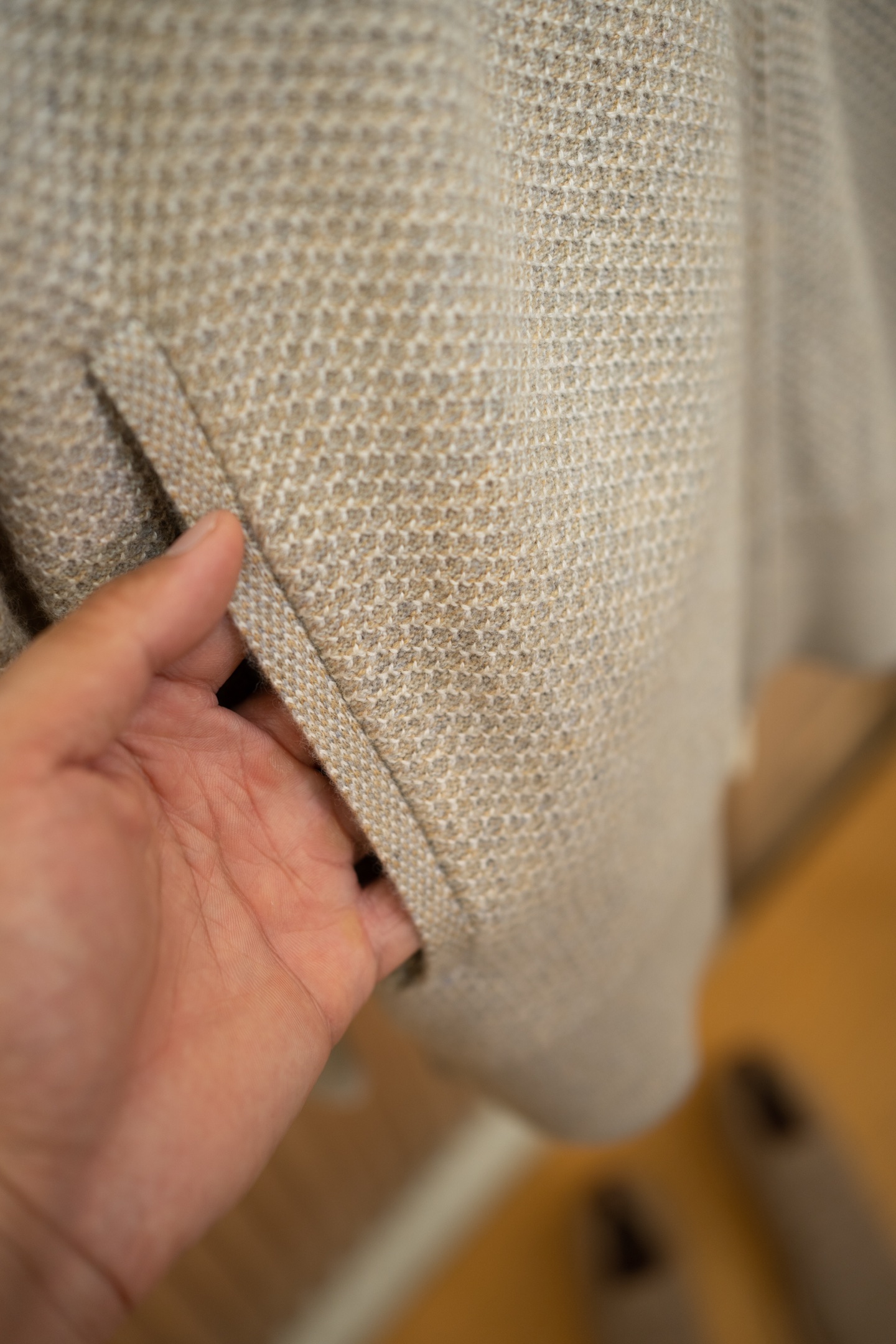 LP Oat Knit Zip Hooded Cardigan