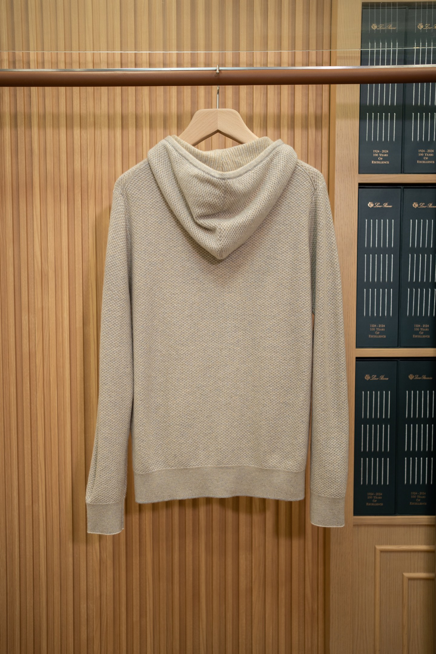 LP Oat Knit Zip Hooded Cardigan