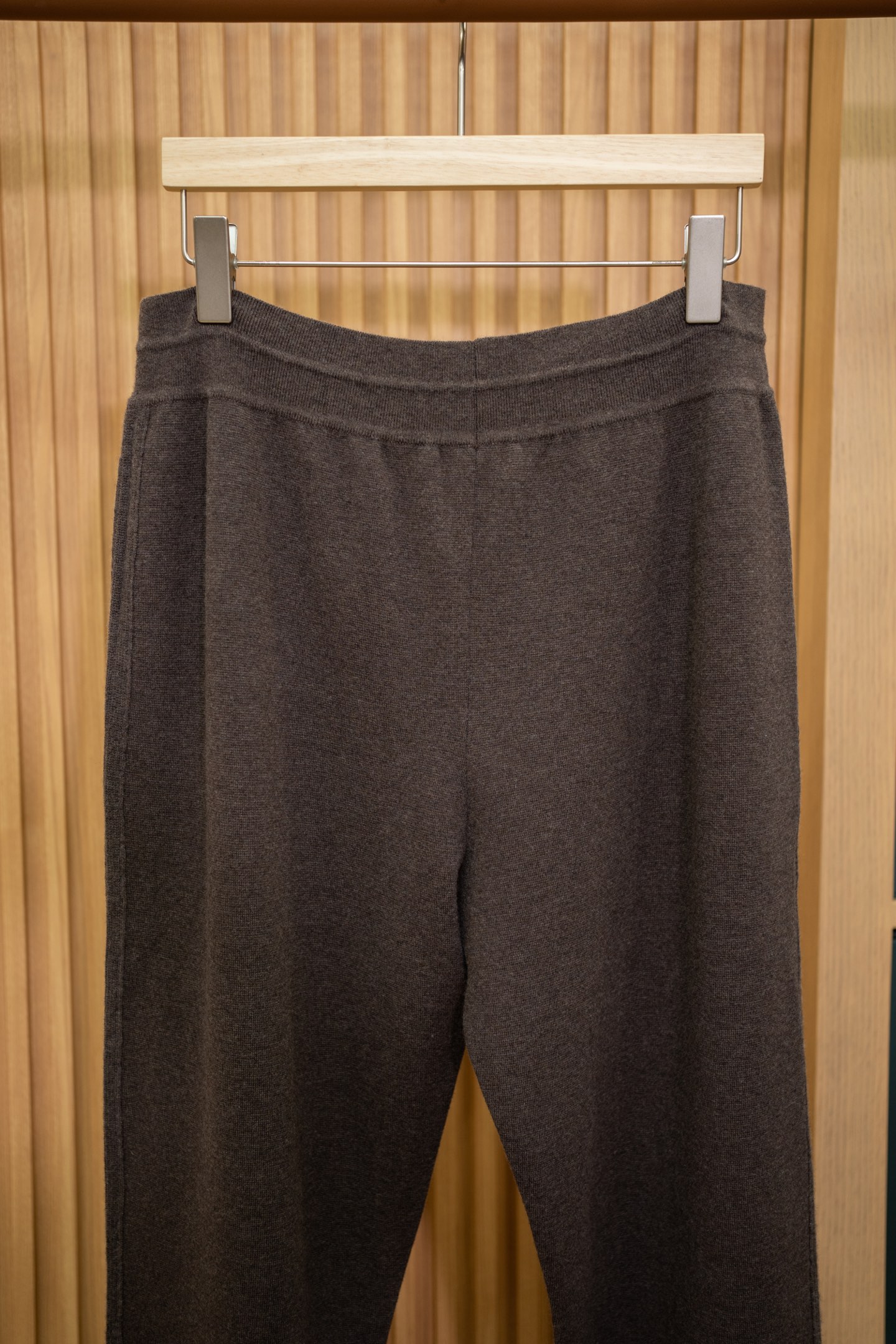 LP Brown Cashmere Knit Pants