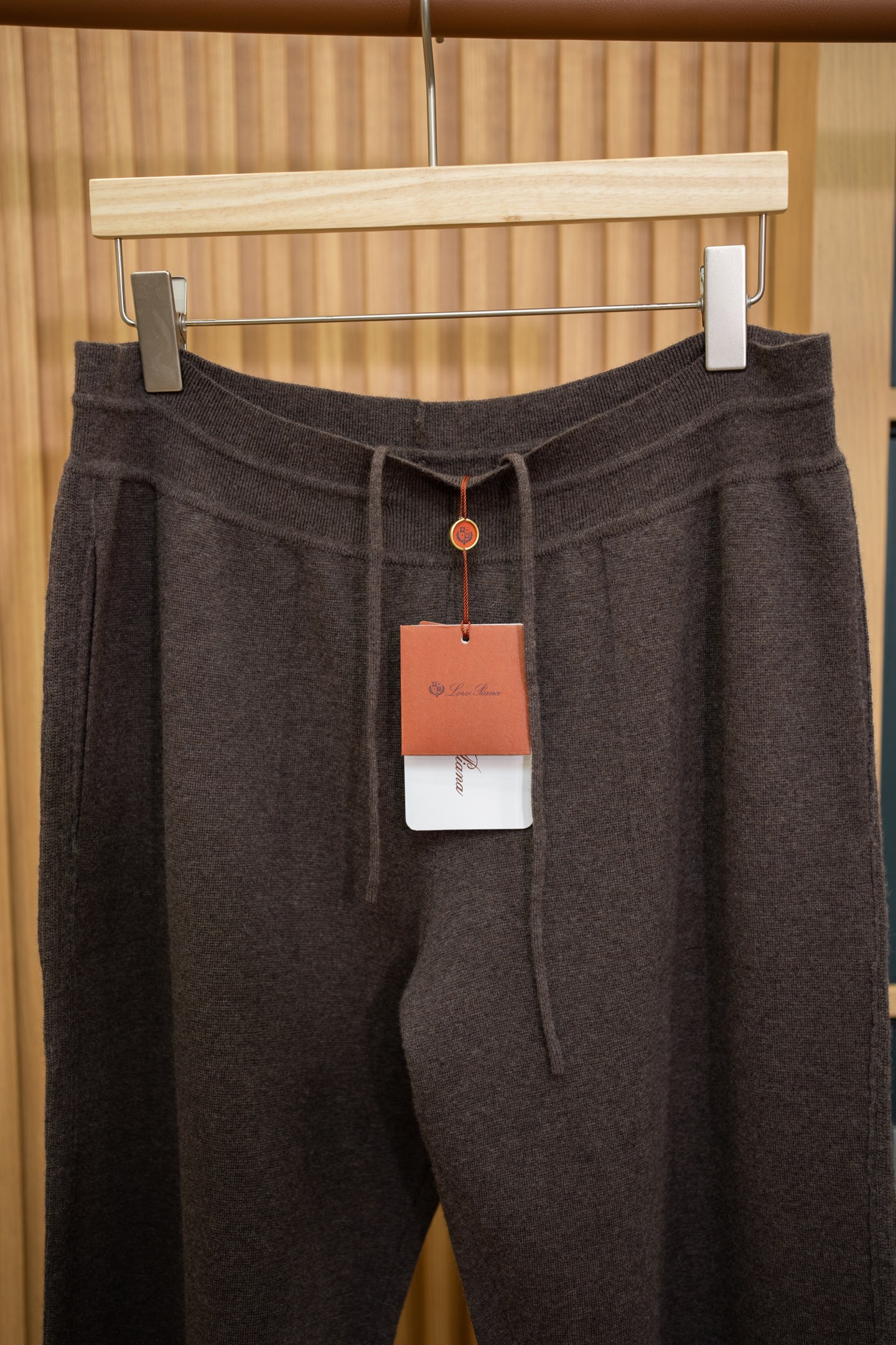 LP Brown Cashmere Knit Pants