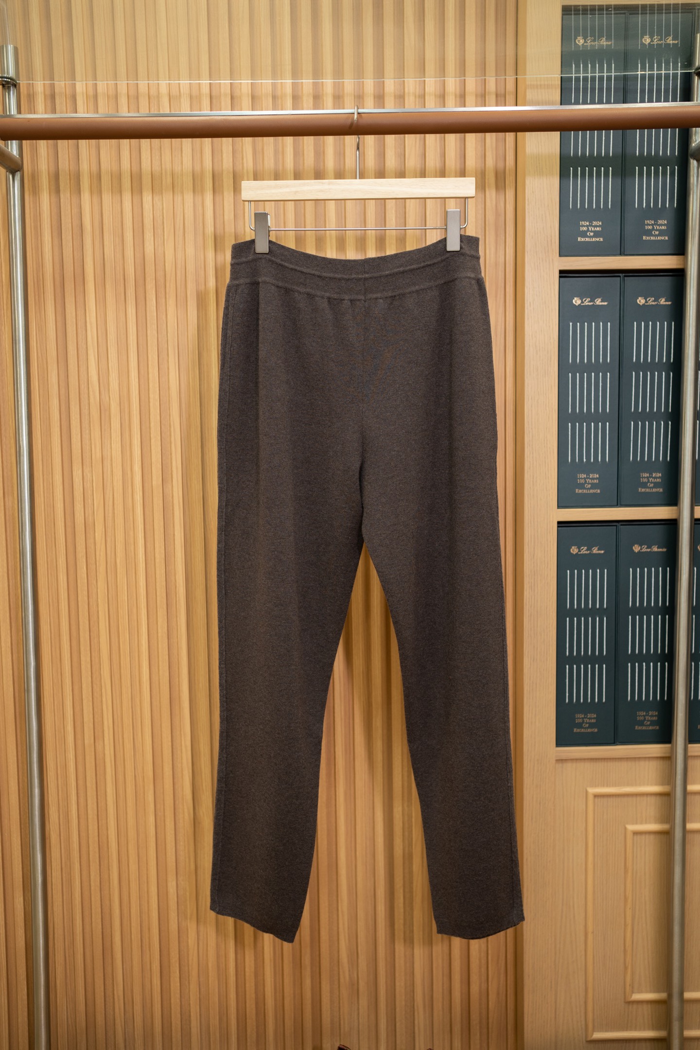 LP Brown Cashmere Knit Pants