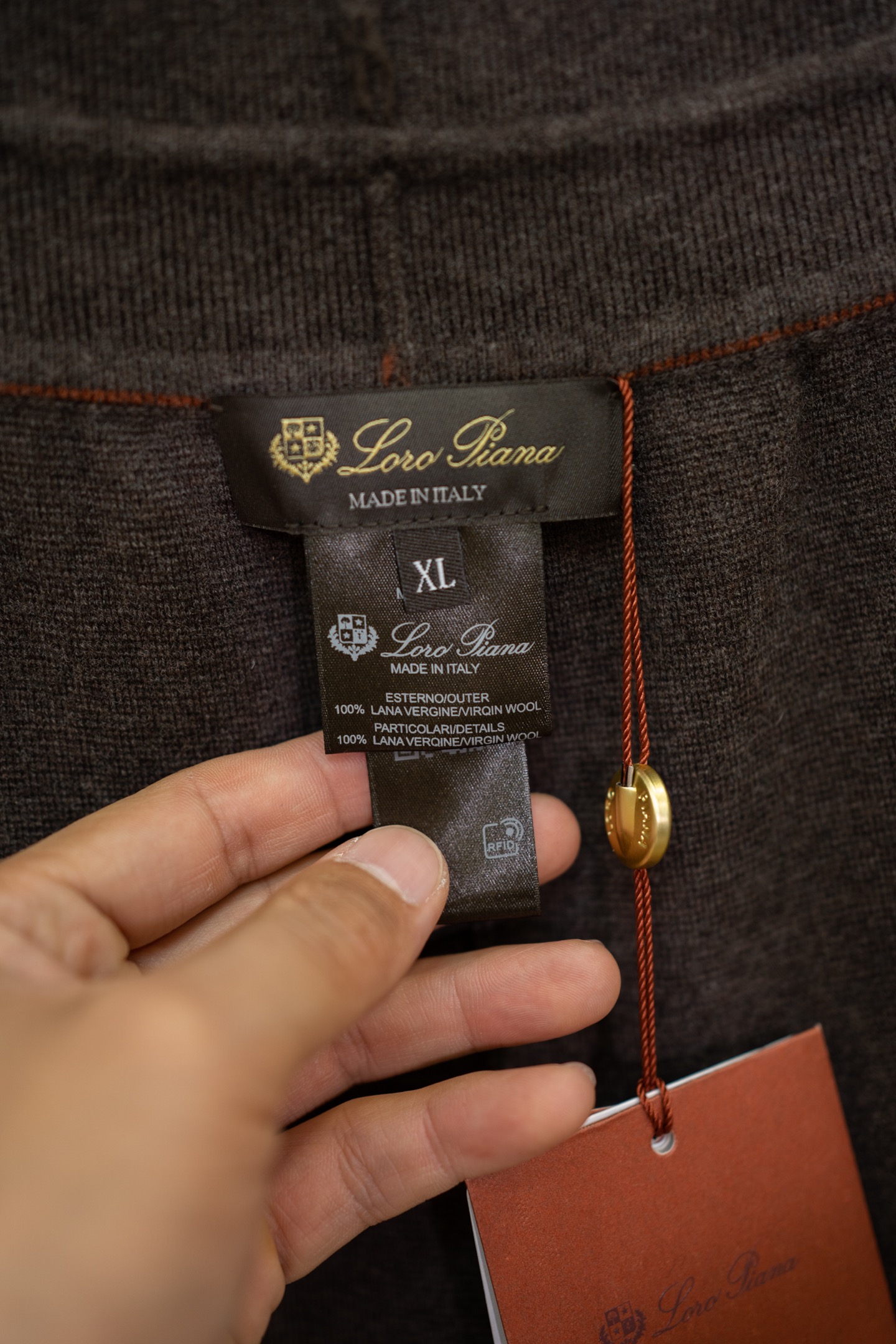 LP Brown Cashmere Knit Pants