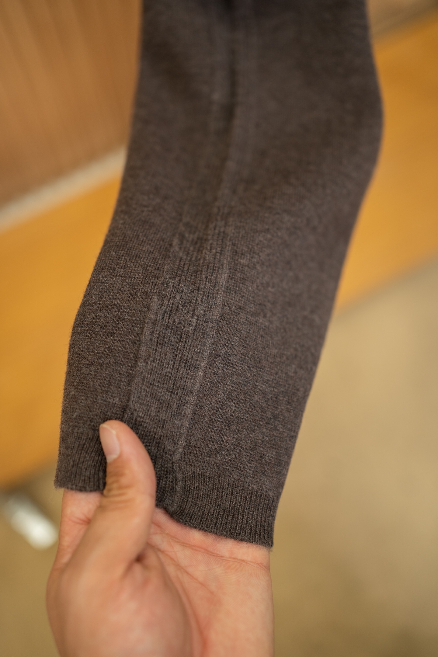 LP Brown Cashmere Knit Pants