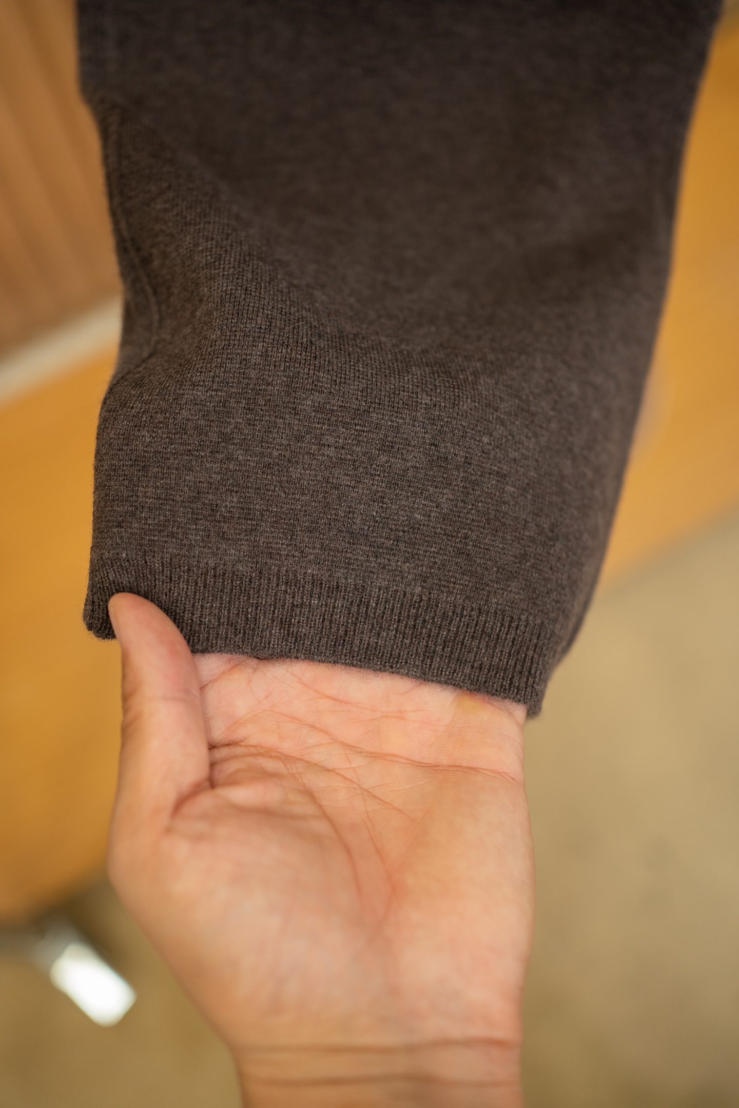 LP Brown Cashmere Knit Pants