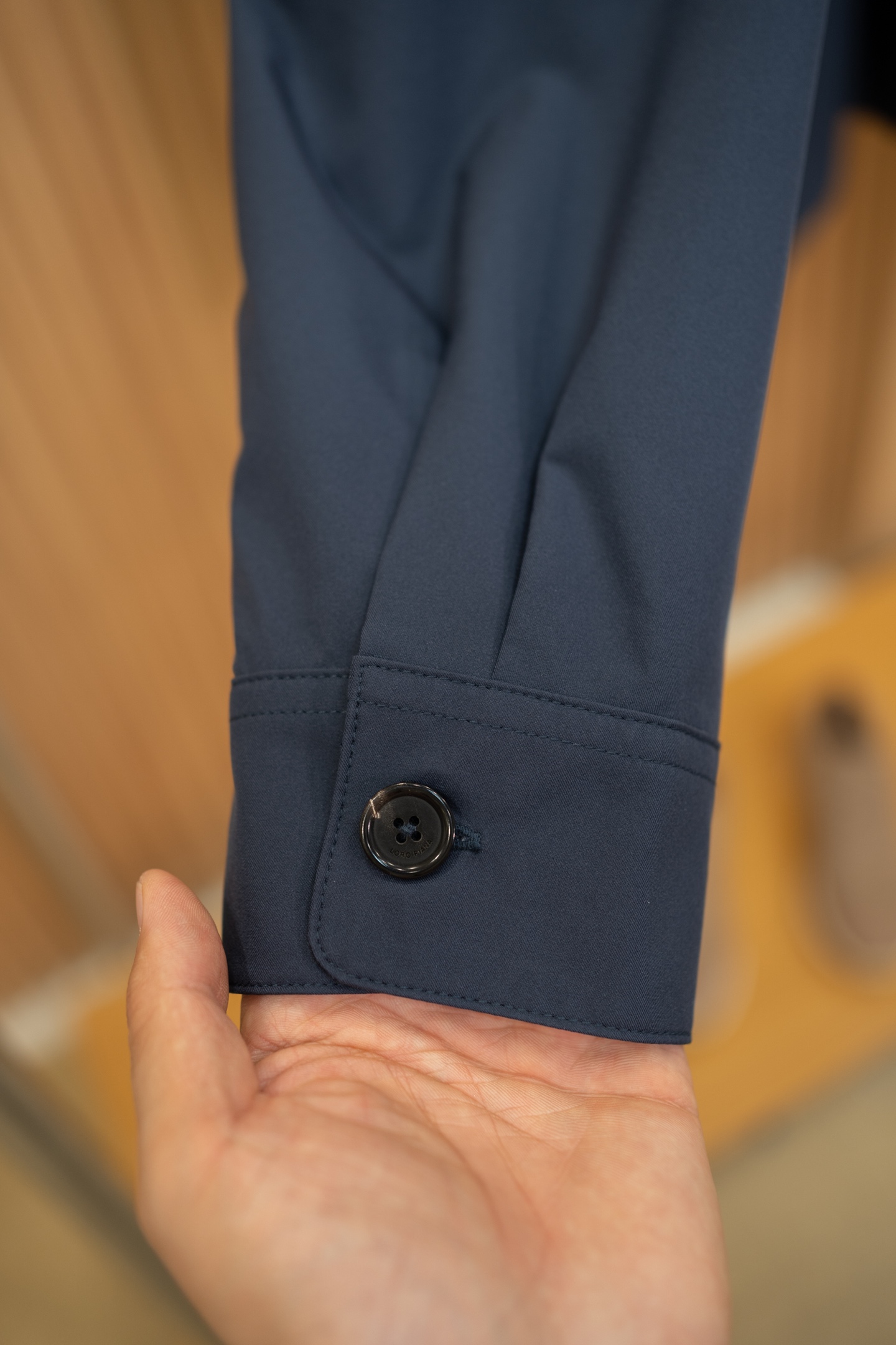 LP Navy Collared Overshirt Jacket