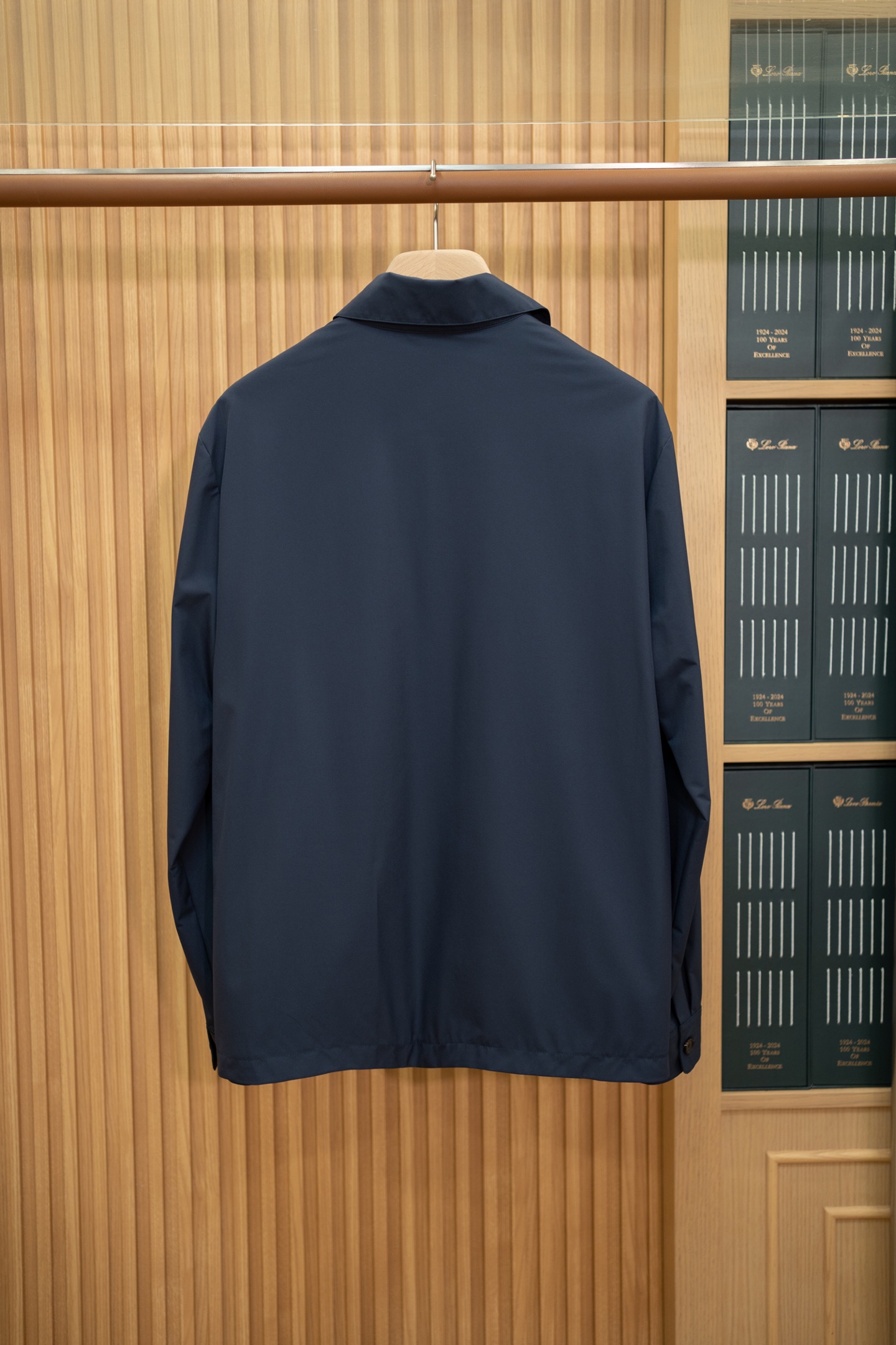 LP Navy Collared Overshirt Jacket