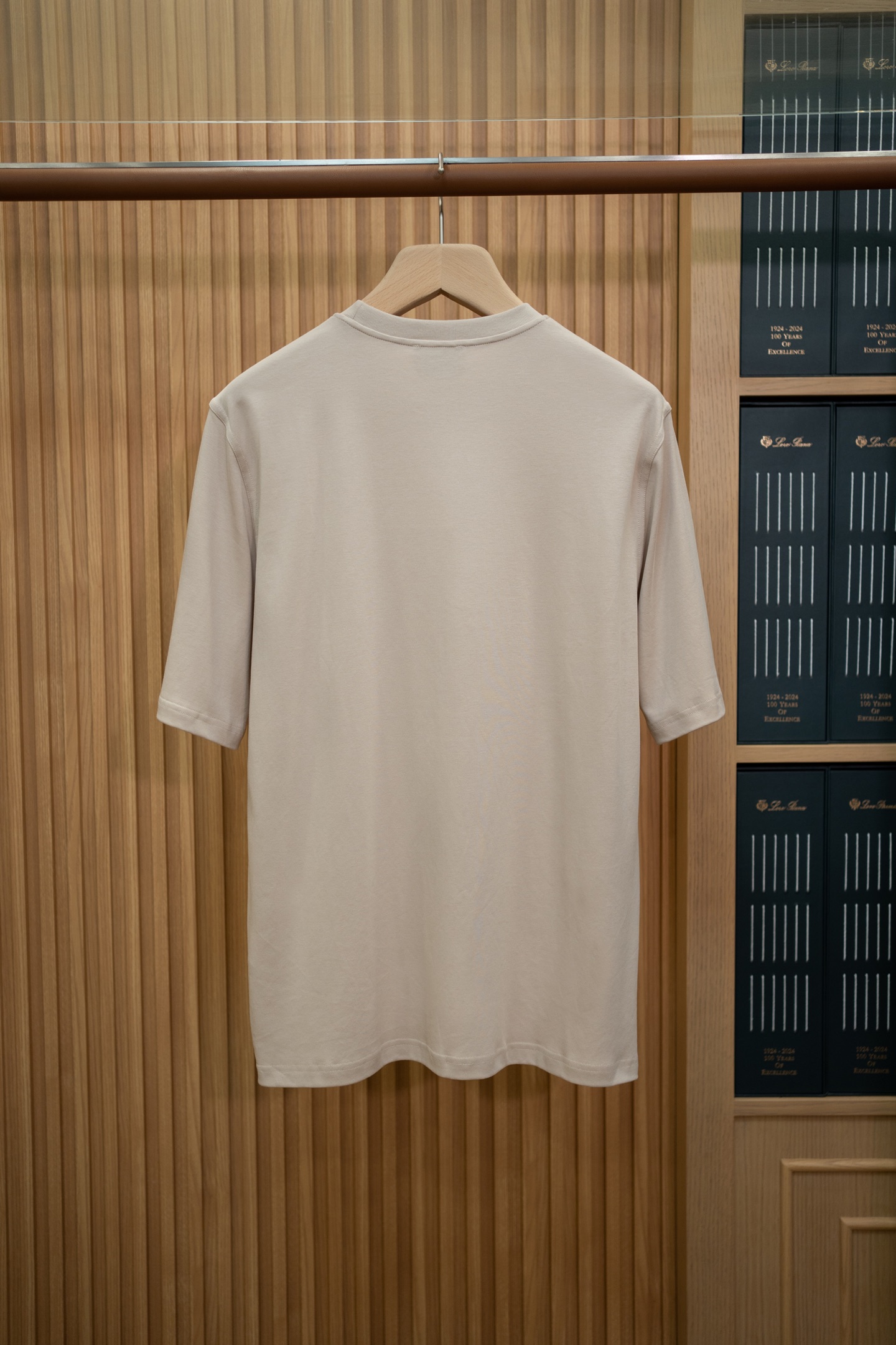 Hermès Beige H Logo T-Shirt
