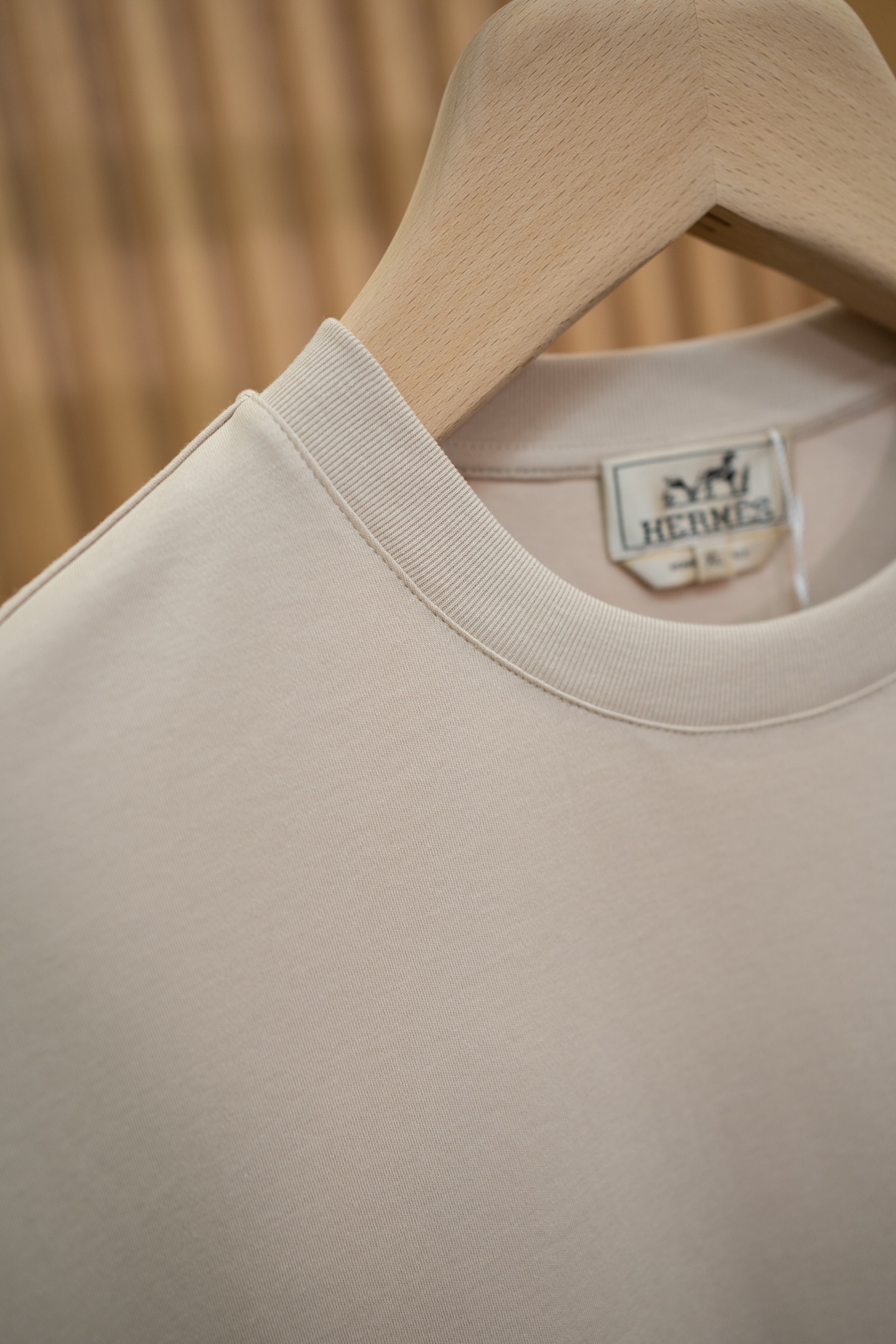 Hermès Beige H Logo T-Shirt