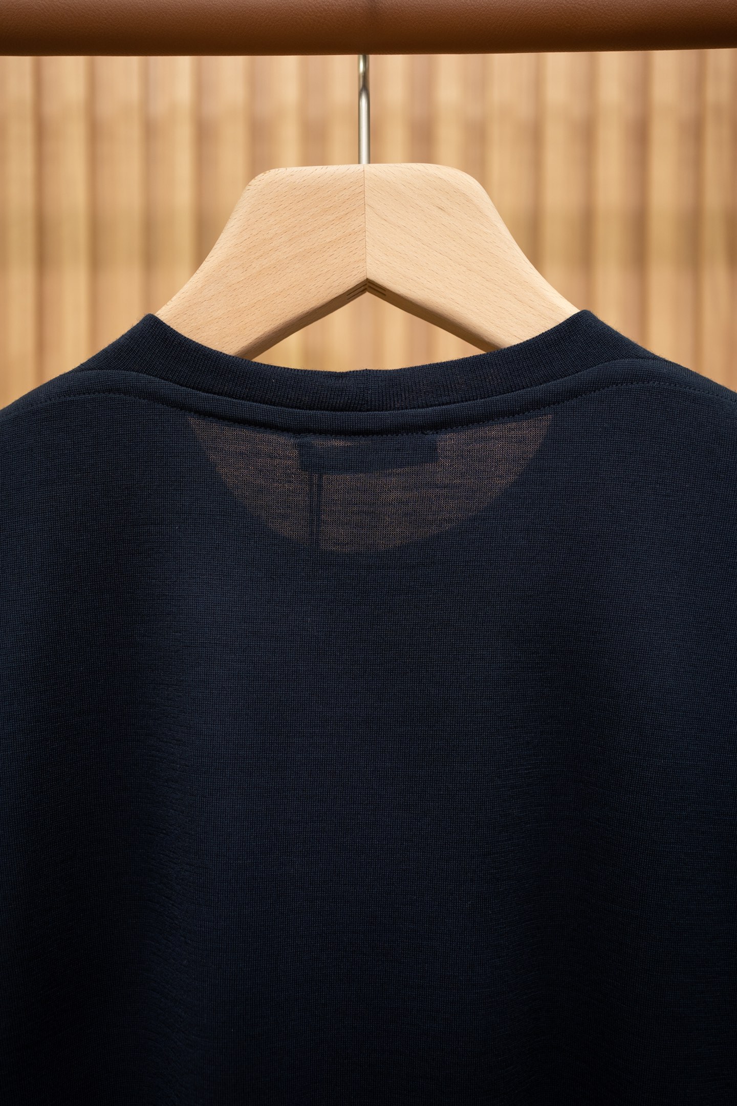 LP Navy Fine Knit Short Sleeve Tee