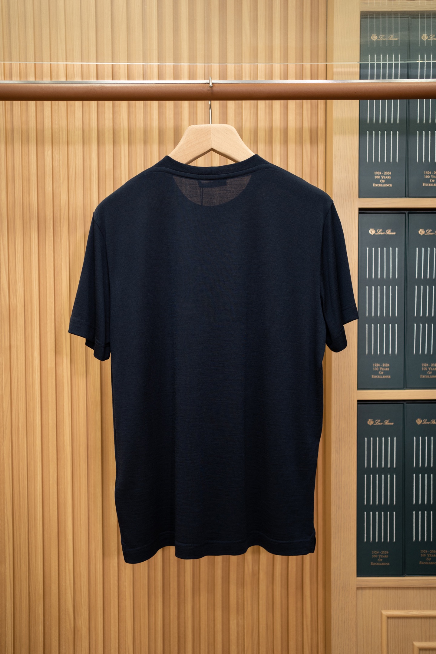 LP Navy Fine Knit Short Sleeve Tee