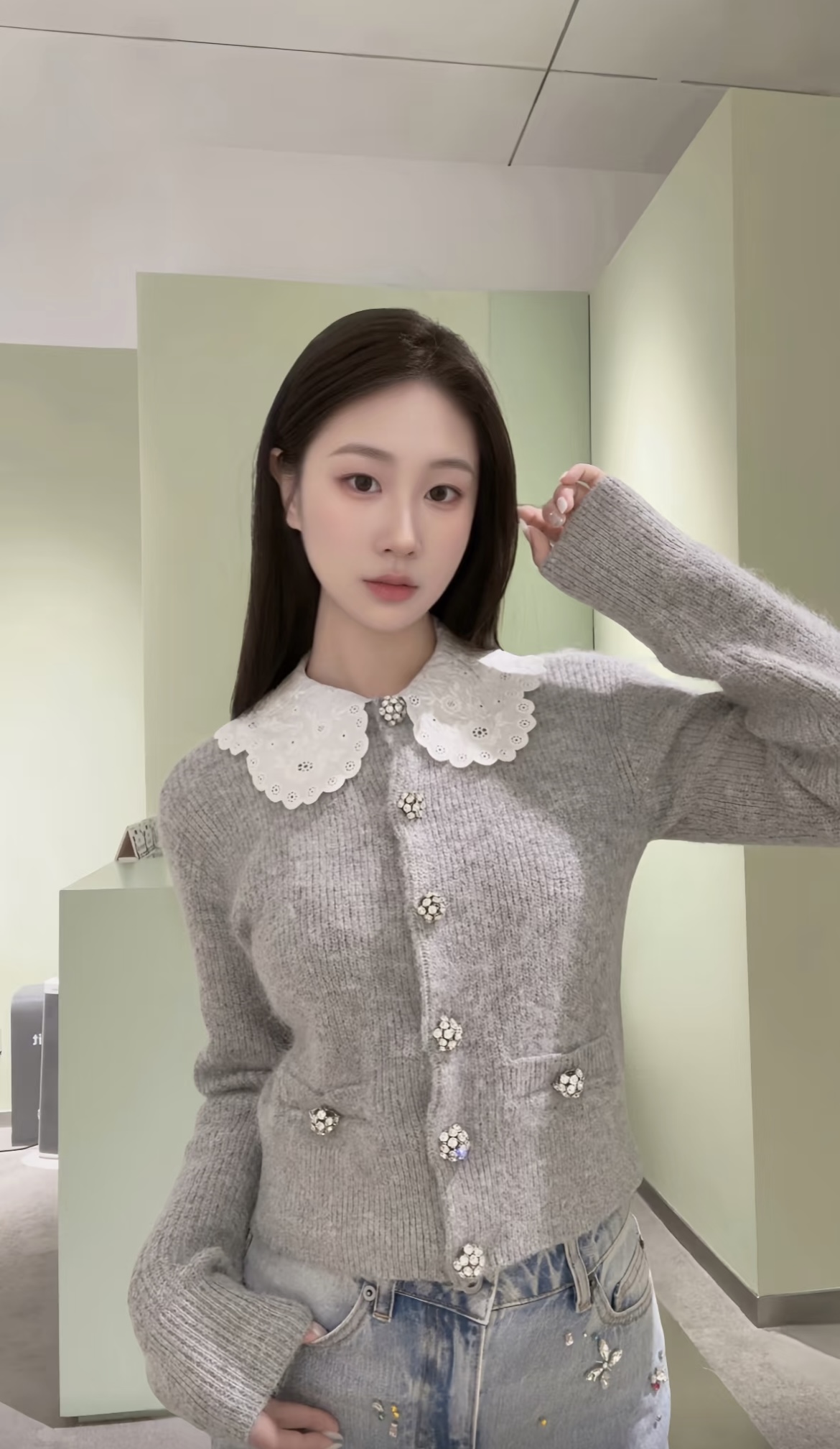 NO:709594,Cabinet sister picture,,19860909柜姐图,,,Women's clothing