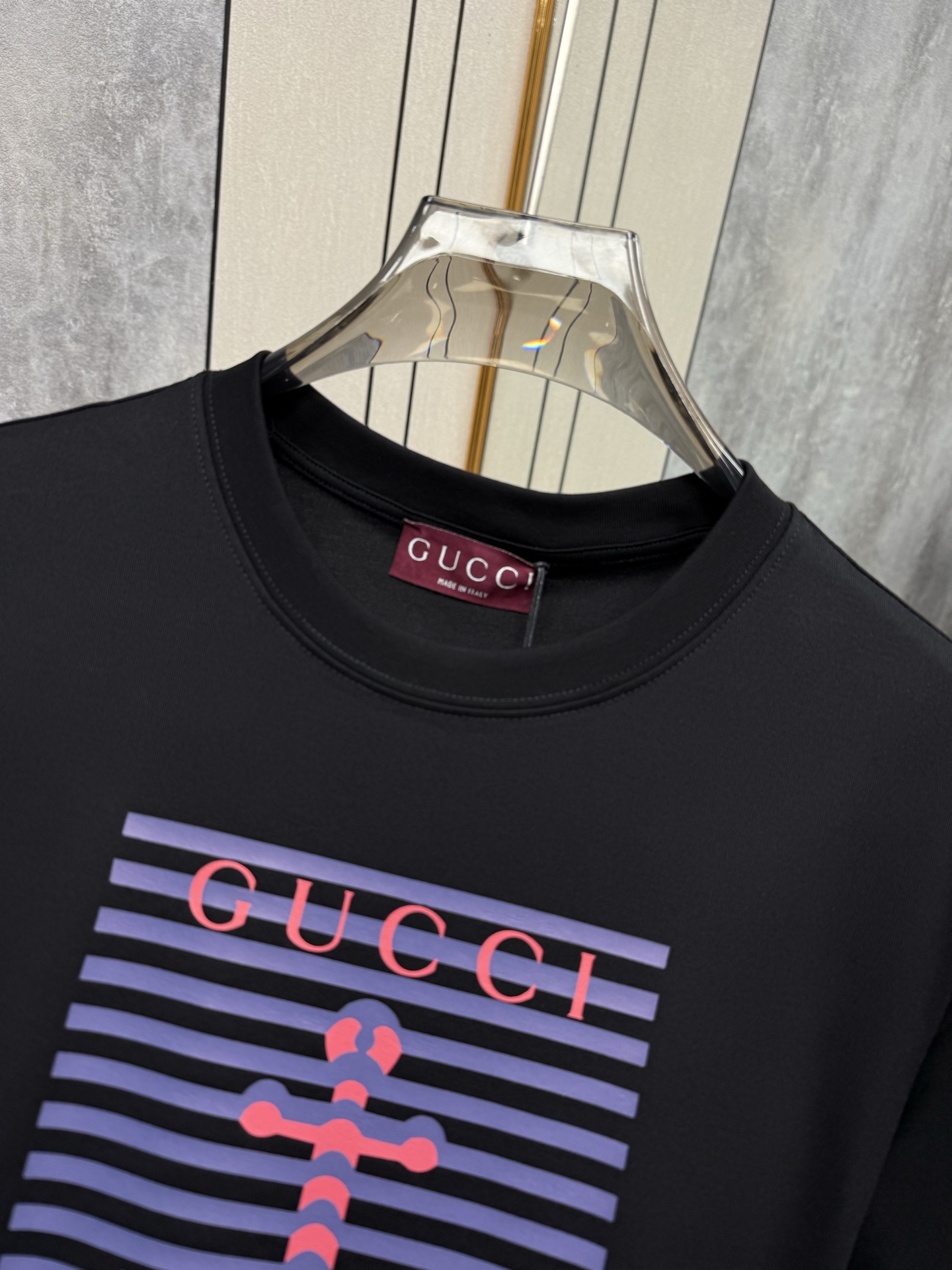 Gucci Anchor Print T-Shirt - Navy Blue, Short Sleeve, Nautical Collection 6 i1747718753309 905 0 4