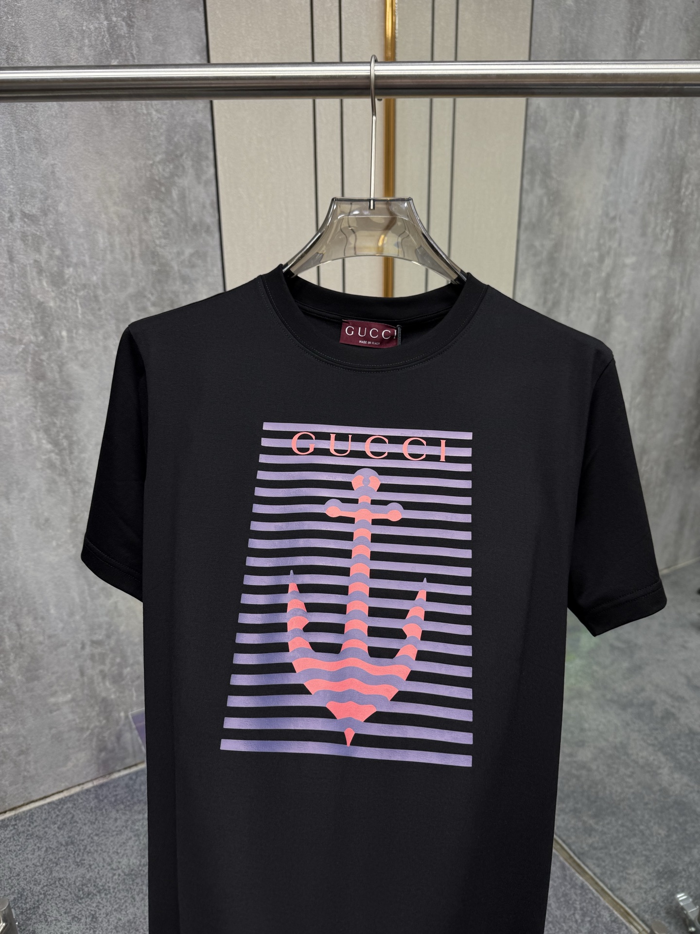 Gucci Anchor Print T-Shirt - Navy Blue, Short Sleeve, Nautical Collection 5 i1747718753376 362 0 3