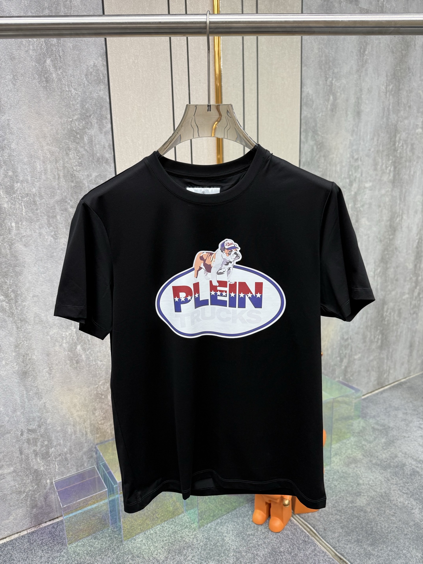 New P600 Philipp Plain Rogue Series T-shirt: European Risk Style Design, Silk-Cotton Fabric - 图片 1