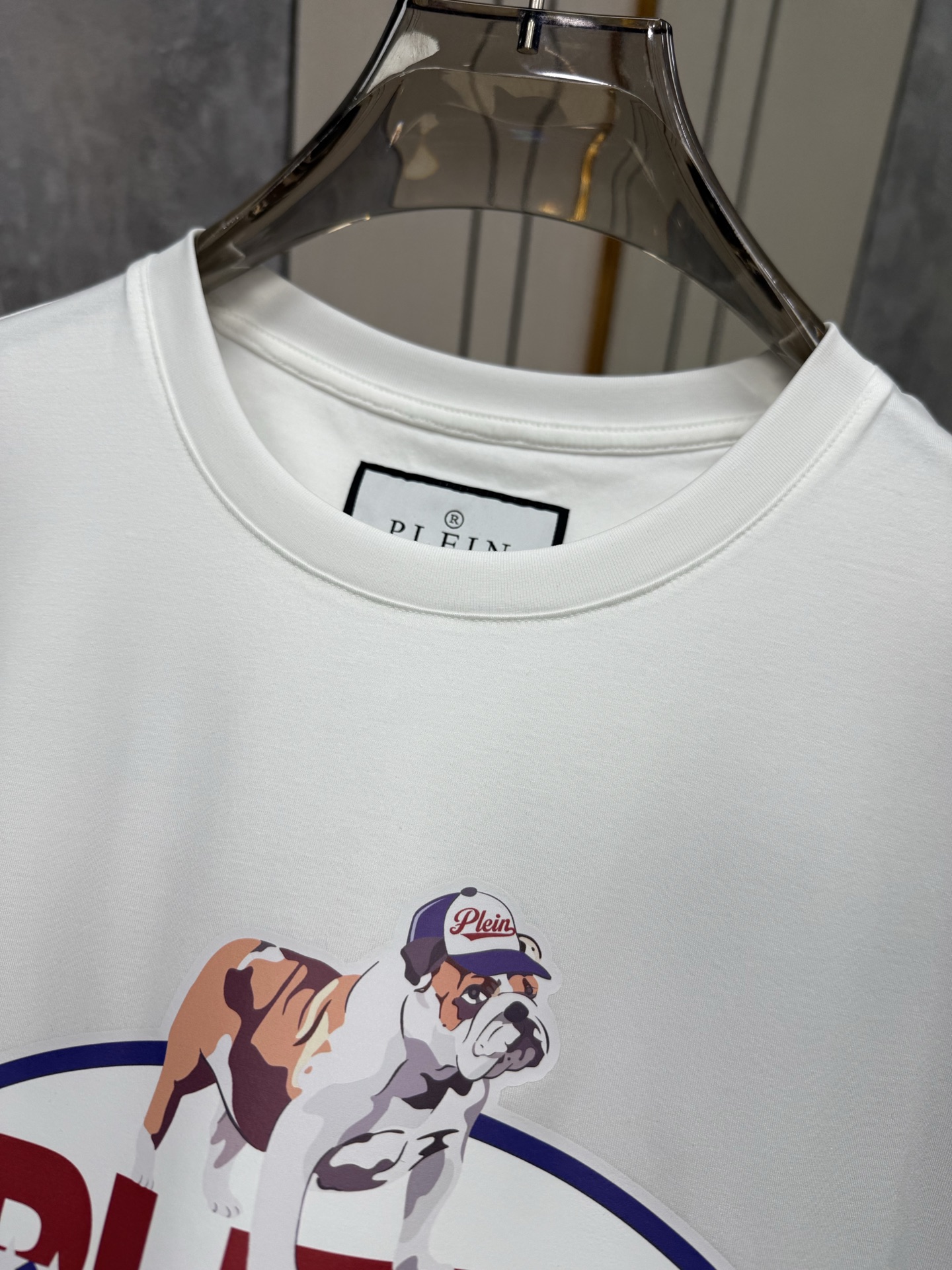 P600 Philipp Plain 2025 European-Risk Rogue Series Silk-Cotton T-shirt with Paint Print - 图片 5