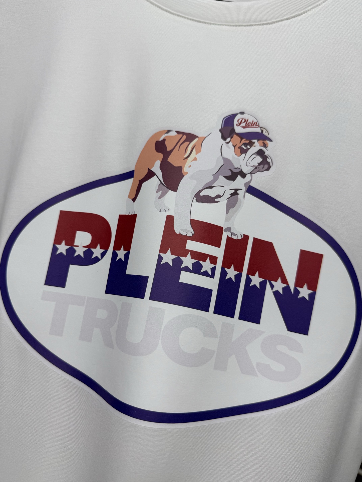 P600 Philipp Plain 2025 European-Risk Rogue Series Silk-Cotton T-shirt with Paint Print - 图片 2