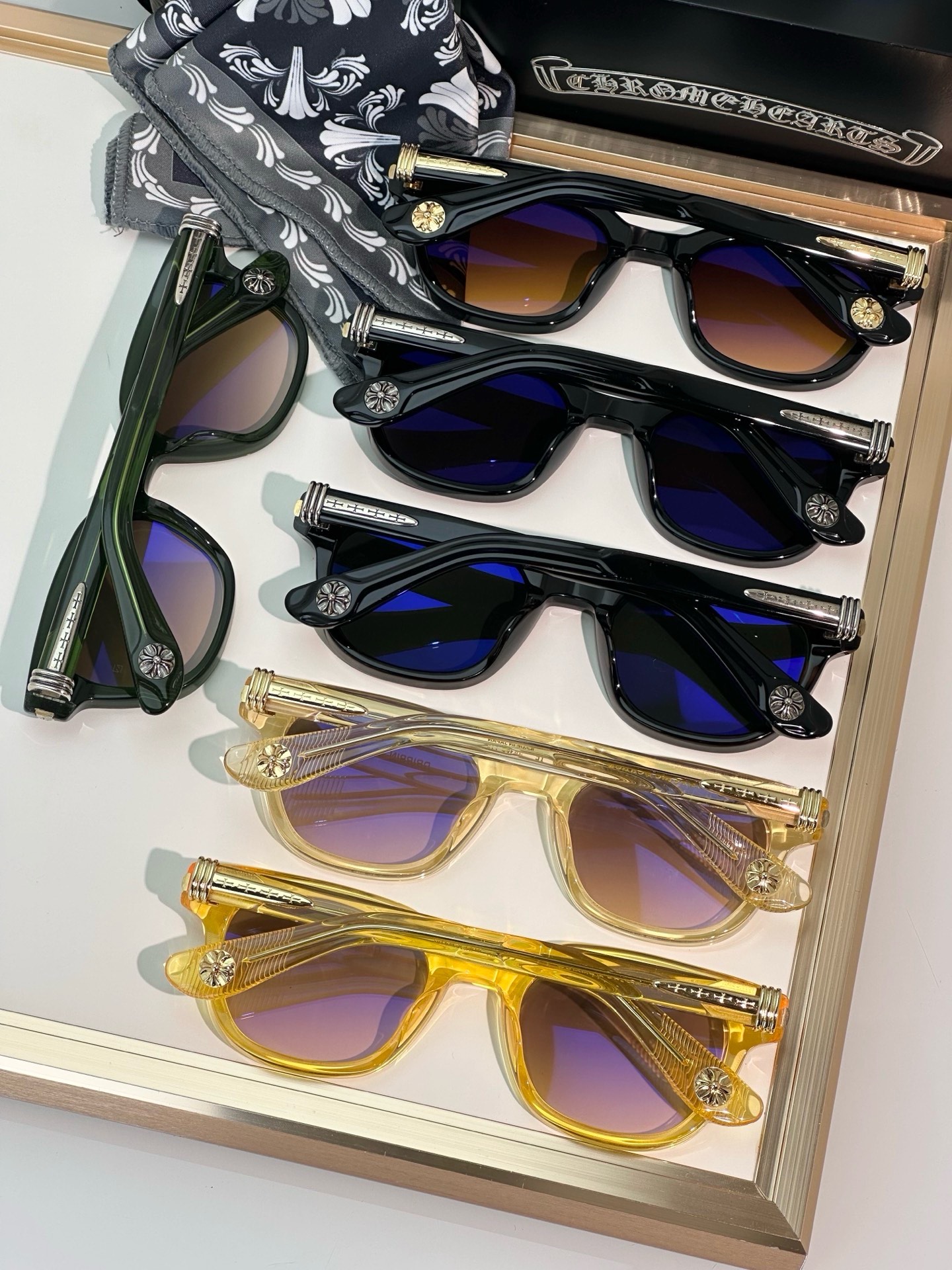 Chrome Hearts DRIPPIN Black Sunglasses | Style & Protection 10 i1749574117409 4766 0 8