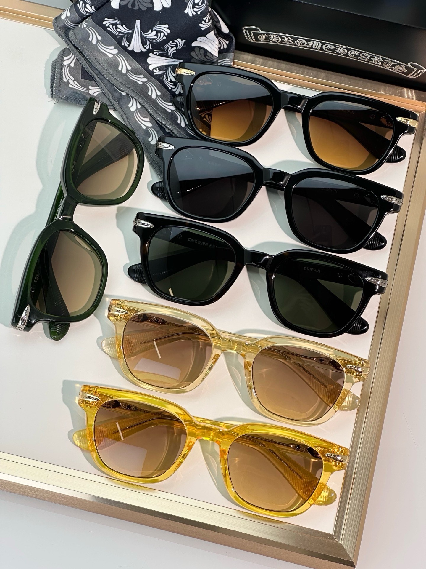 Chrome Hearts DRIPPIN Black Sunglasses | Style & Protection 9 i1749574117410 2642 0 7