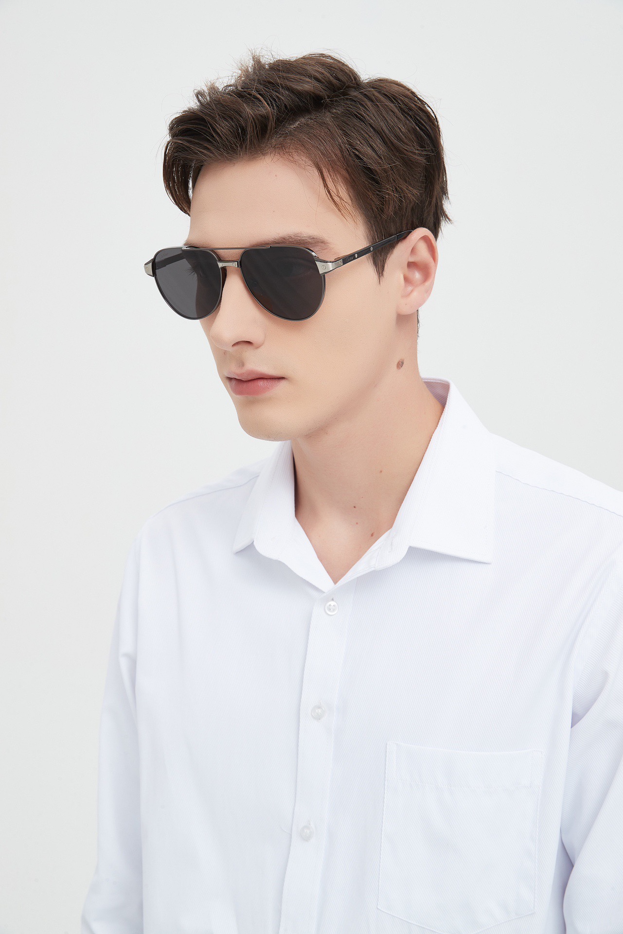 Cartier CT0425S Aviator Sunglasses - Metal Frame, Polarized Lenses 2 i1750873056736 5733 0 1
