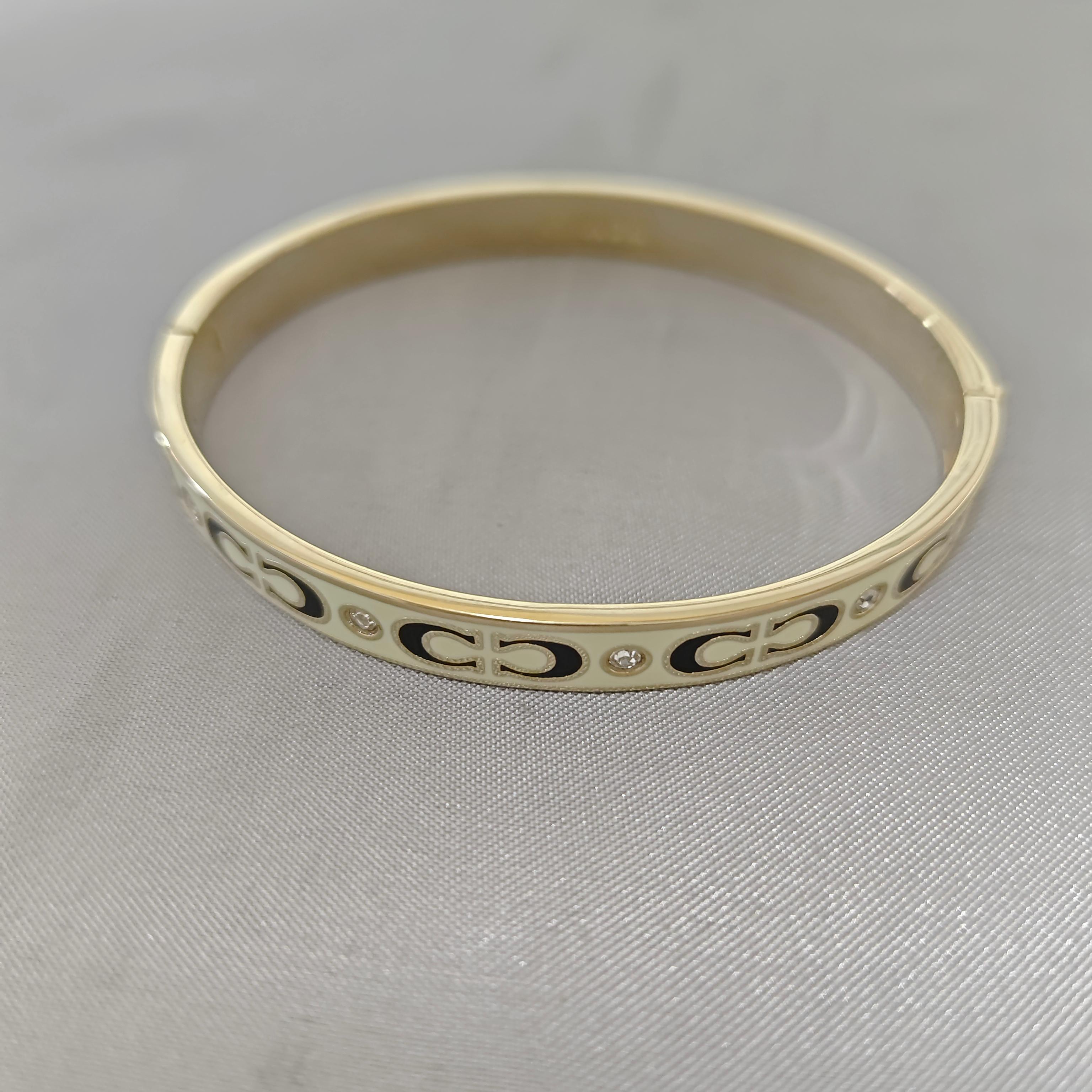 ￥118 蔻驰手镯：高品质COA珐琅字母手镯C系列高级轻奢百搭手镯高端时尚