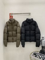 Moncler Clothing Coats & Jackets Down Jacket Black Brown Men Fall/Winter Collection