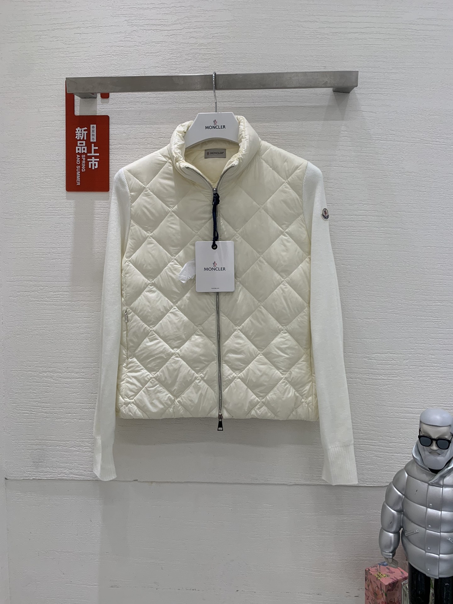 Moncler Vêtements Manteaux & Blousons Veste En Duvet AAA + réplique
 épissure Cachemire Vers le bas Tricot Laine Collection automne – hiver