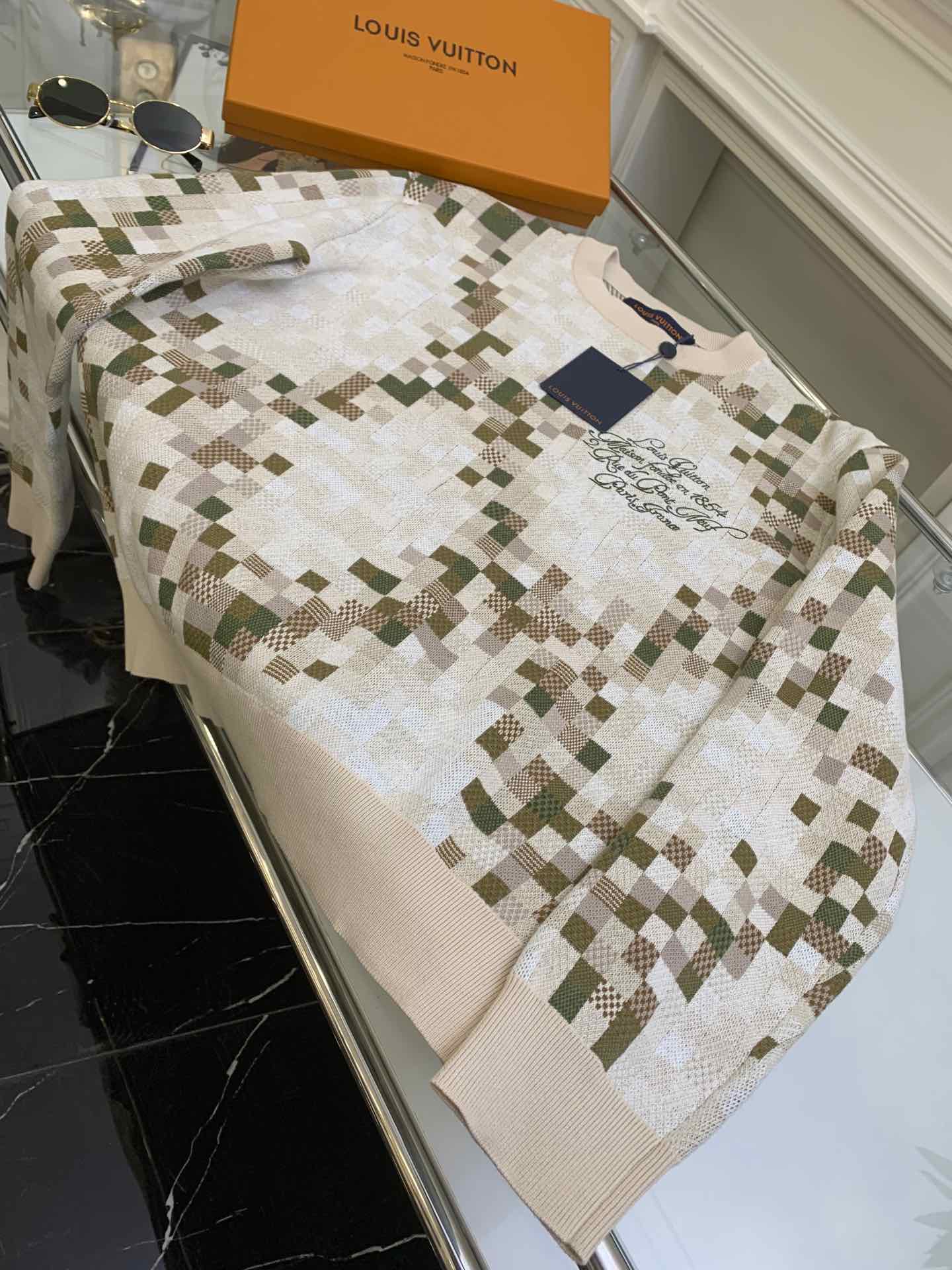 NO:315630,【Camo Snake Year plaid pullover sweater】Official website price, sweaters,alexander wang19860909【迷彩蛇年格子套头毛衣】 官网价,,sweaters,alexander wang,Women's clothing