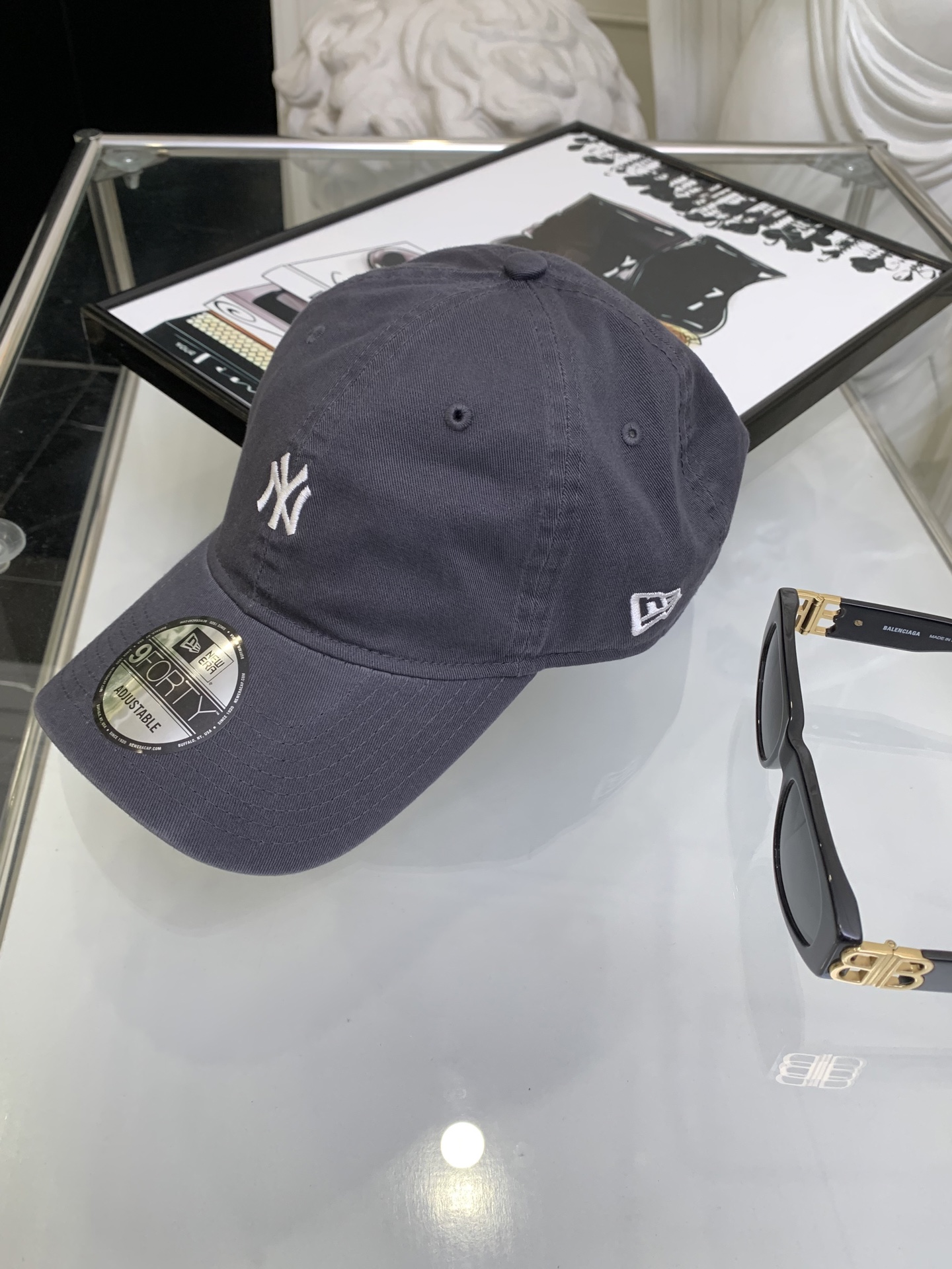NO:308196,NEW ERA · Korean counter genuine small label soft top hat American retro NY curved baseball hat 940 hat type baseball cap, hats, alexander wang19860909NEW ERA · 韩国专柜正品小标软顶帽子美式复古NY弯檐棒球帽940帽型鸭舌帽,,hats,alexander wang,Women's clothing