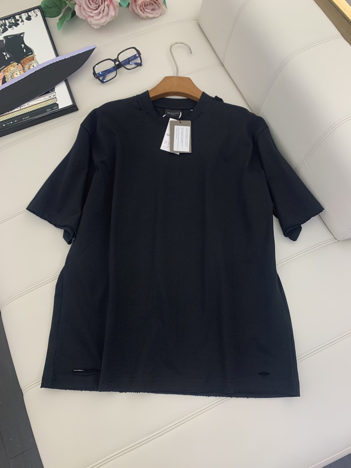 NO:334011,Back red print T-shirt code number xs.s.m.l, tees, t-shirt, alexander wang19860909后红字印花T恤 码数xs.s.m.l,,tees，t-shirt,alexander wang,Women's clothing