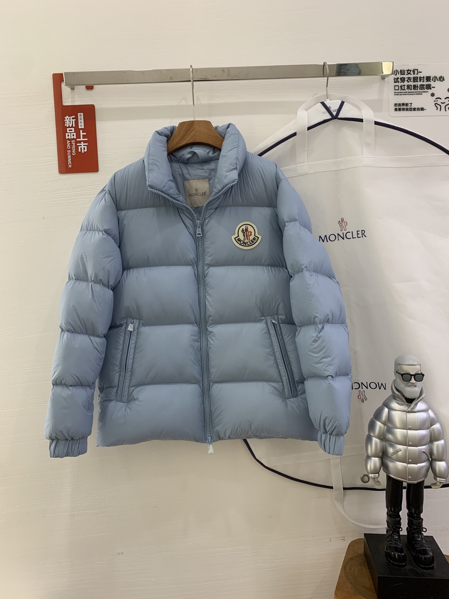 NO:501291,With dust bag Moncler covert men's CITALA short down jacket nylon lining stand collar quilted jacket new blue real shot~, Moncler, jackets & coats, down jacket, alexander wang19860909配防尘袋Moncler蒙口男装CITALA短款羽绒服尼龙衬里立领绗缝夹克新款 蓝色实拍～,,Moncler,jackets & coats,down jacket,alexander wang,Women's clothing