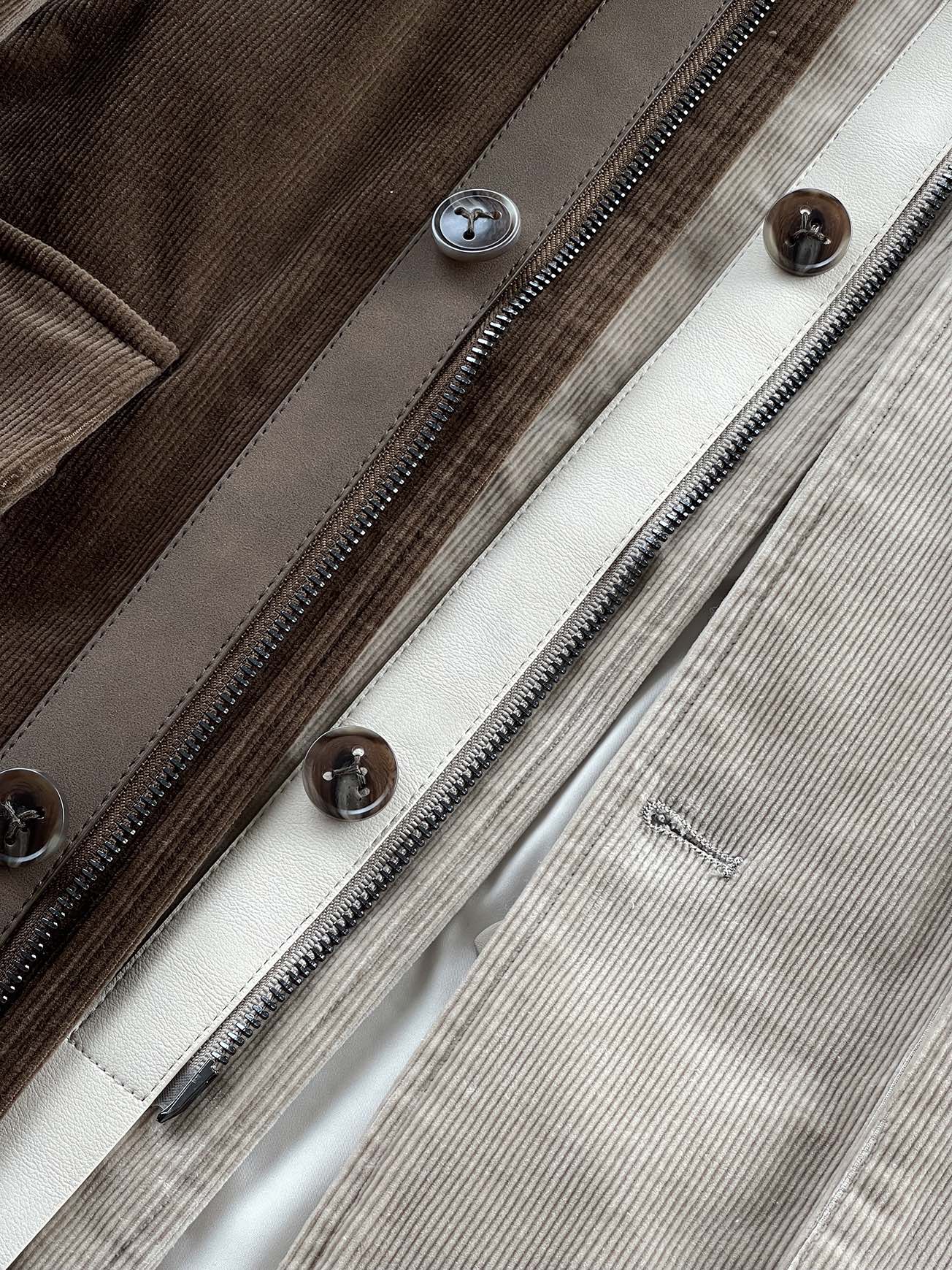 棉服 🆕-这件灯芯绒棉衣，把复古穿出了新味道 灯芯绒总让人想起老气横秋的旧时光？这款飞行员夹克彻底颠覆这